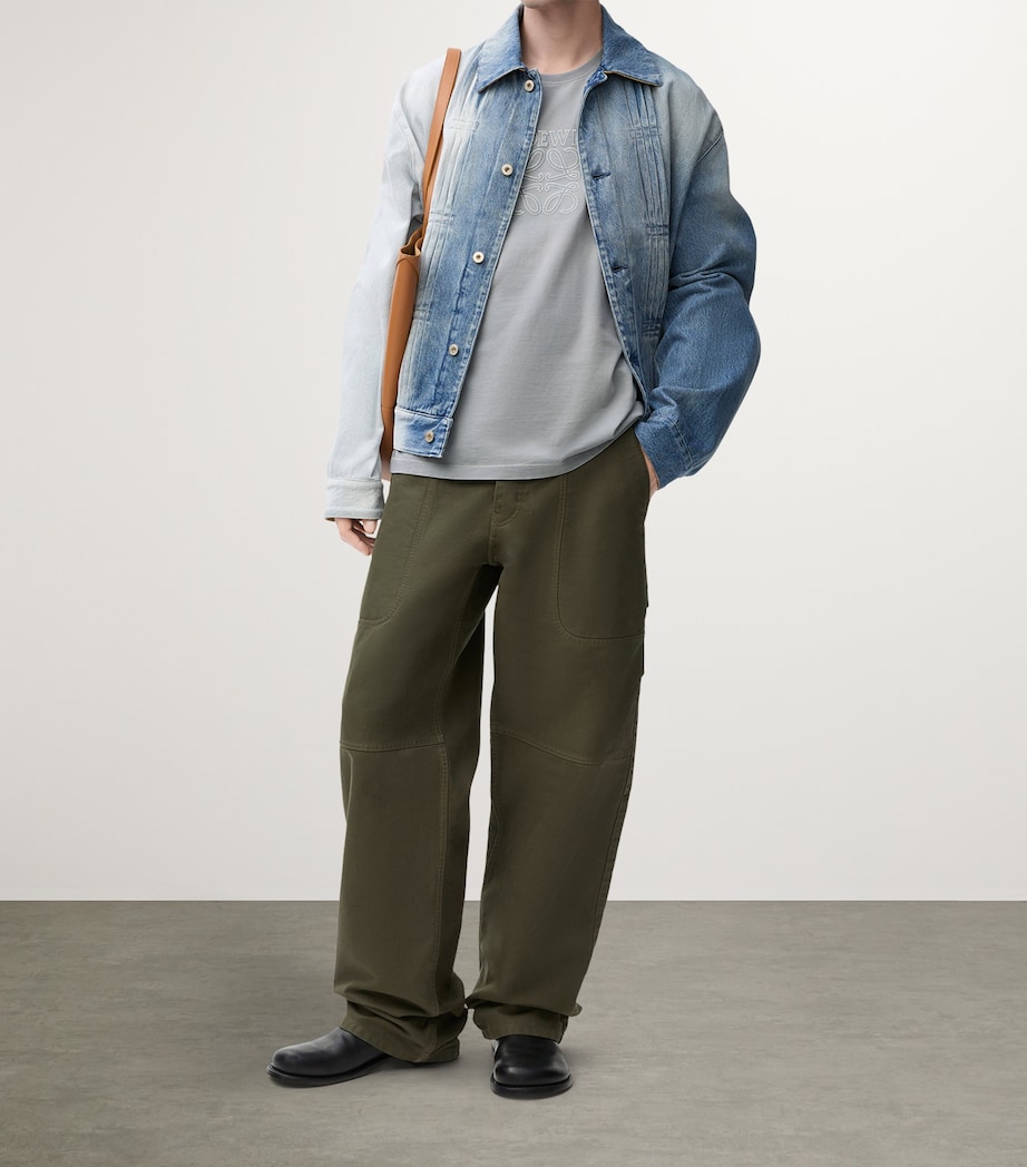 Embroidered Logo T-Shirt LIGHT GREY Image 2