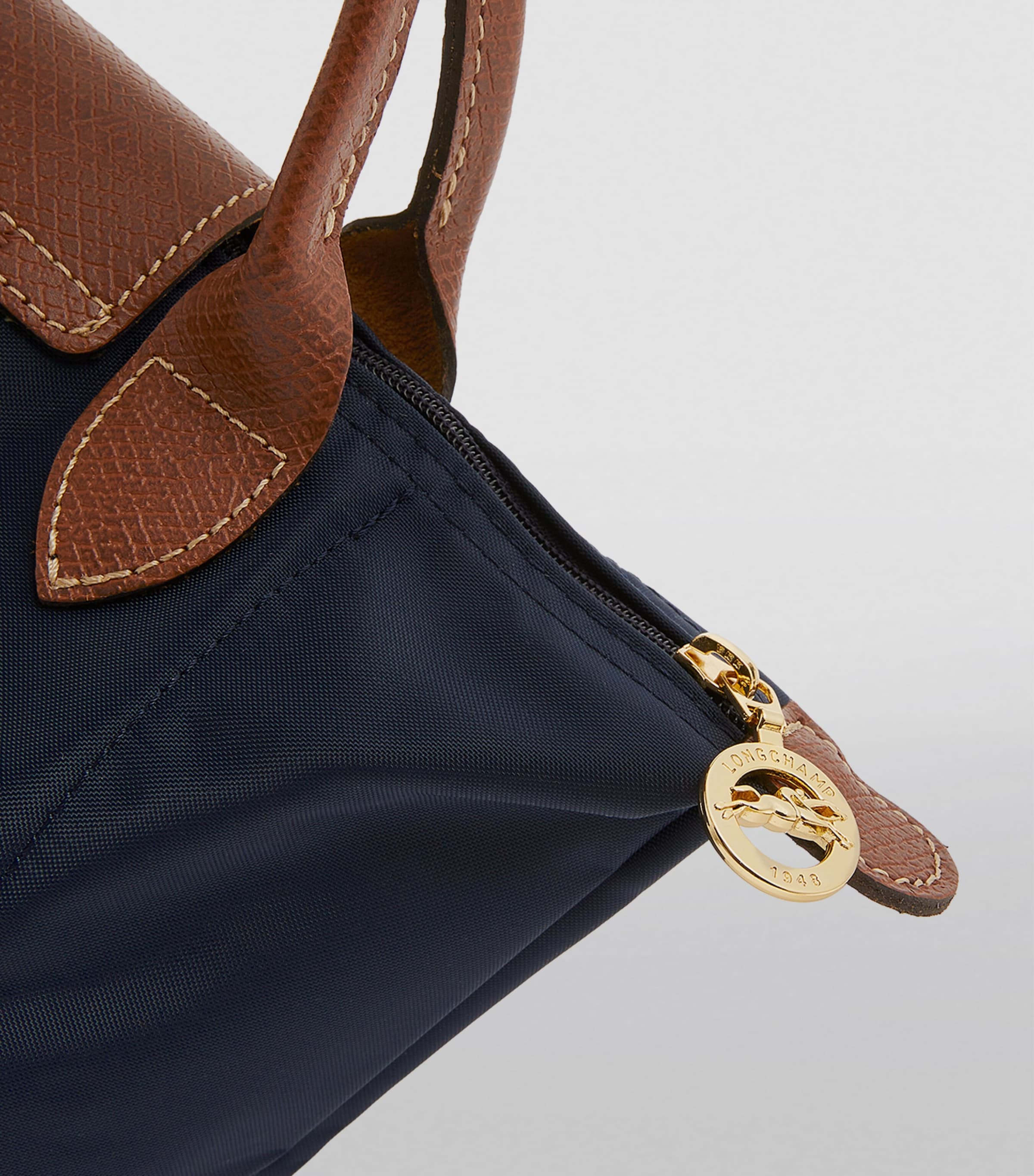 Small Le Pliage Original Handbag P68 NAVY Image 7