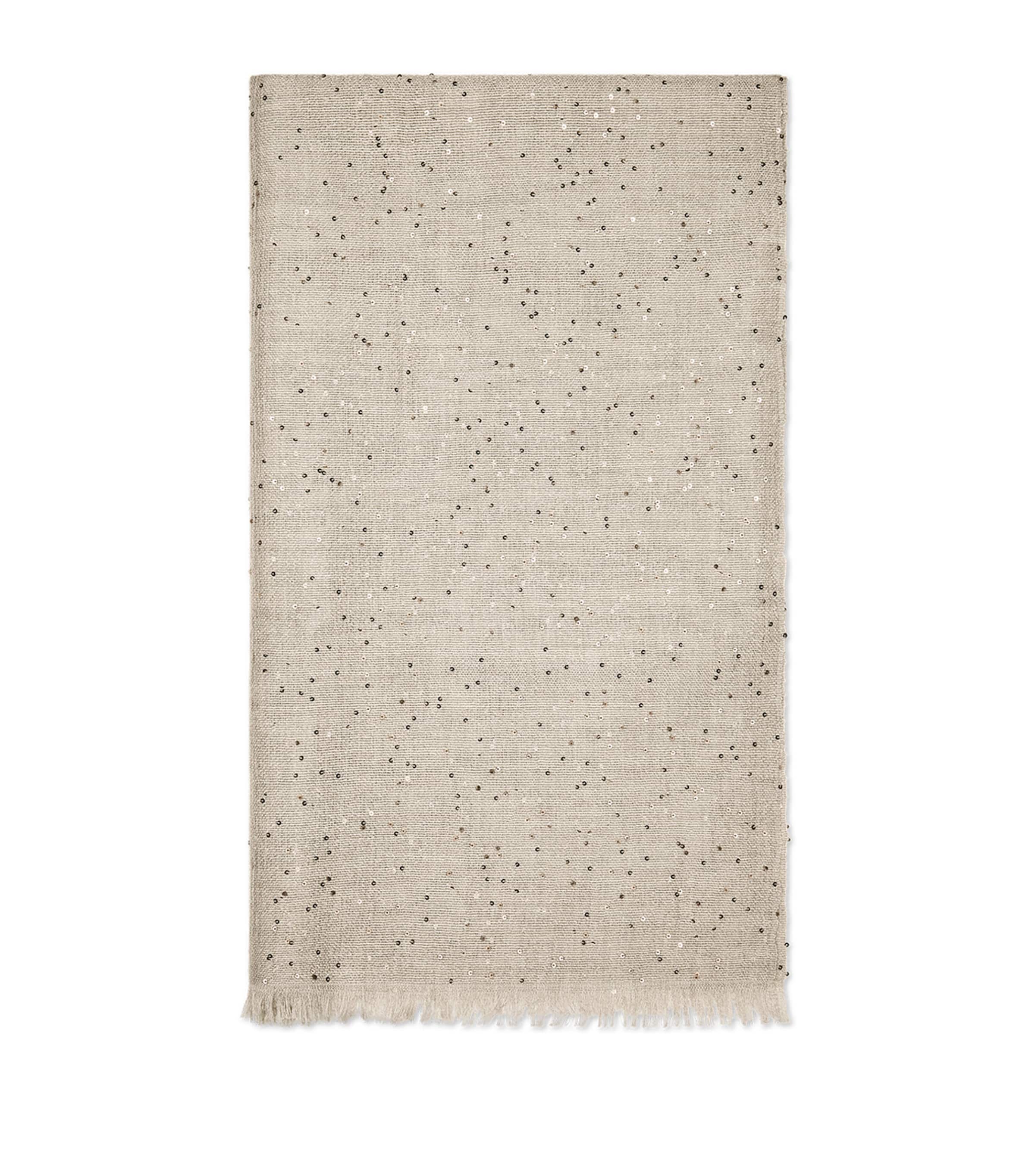 Cashmere-Silk Embellished Scarf CJ504 Image 1