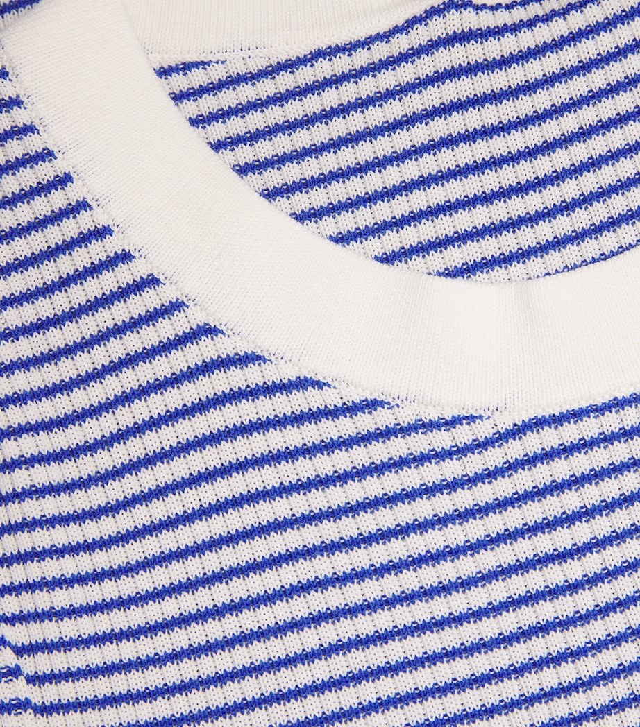 Striped T-Shirt MID BLUE Image 5