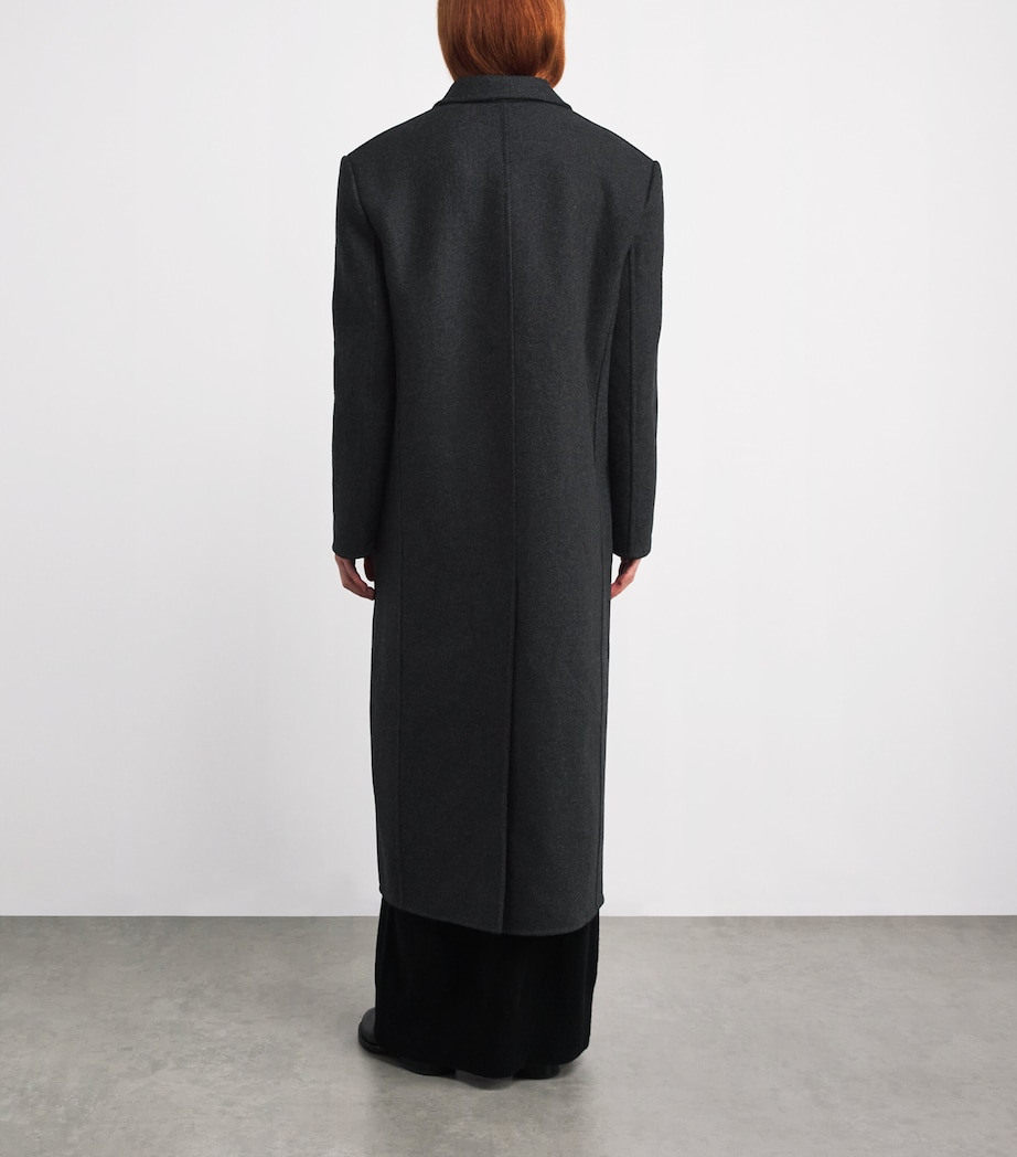 Hariet Virgin Wool-Cashmere Coat DARK CHARCOAL Image 3