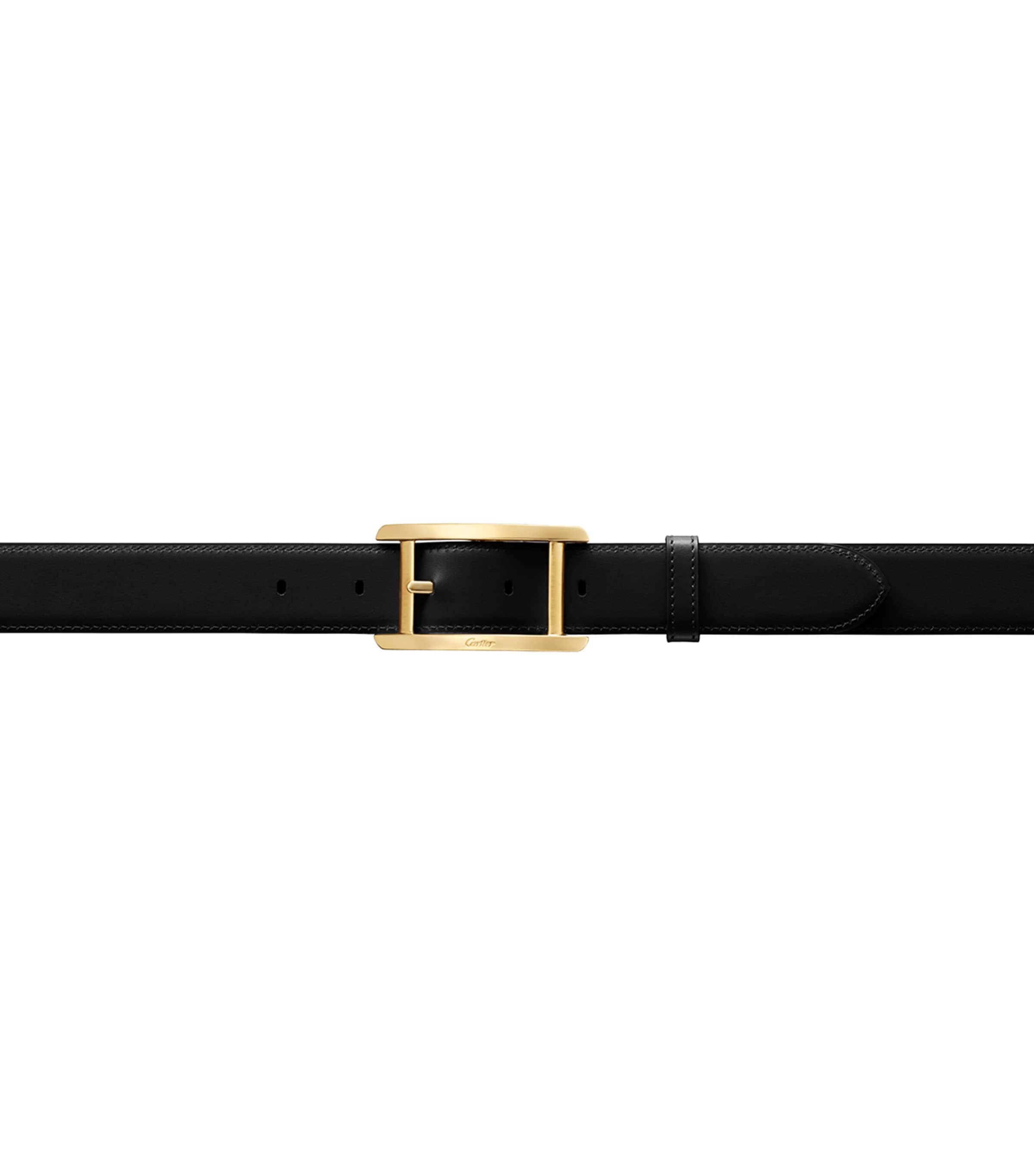Cartier Leather Tank de Cartier Reversible Belt Black Image 2