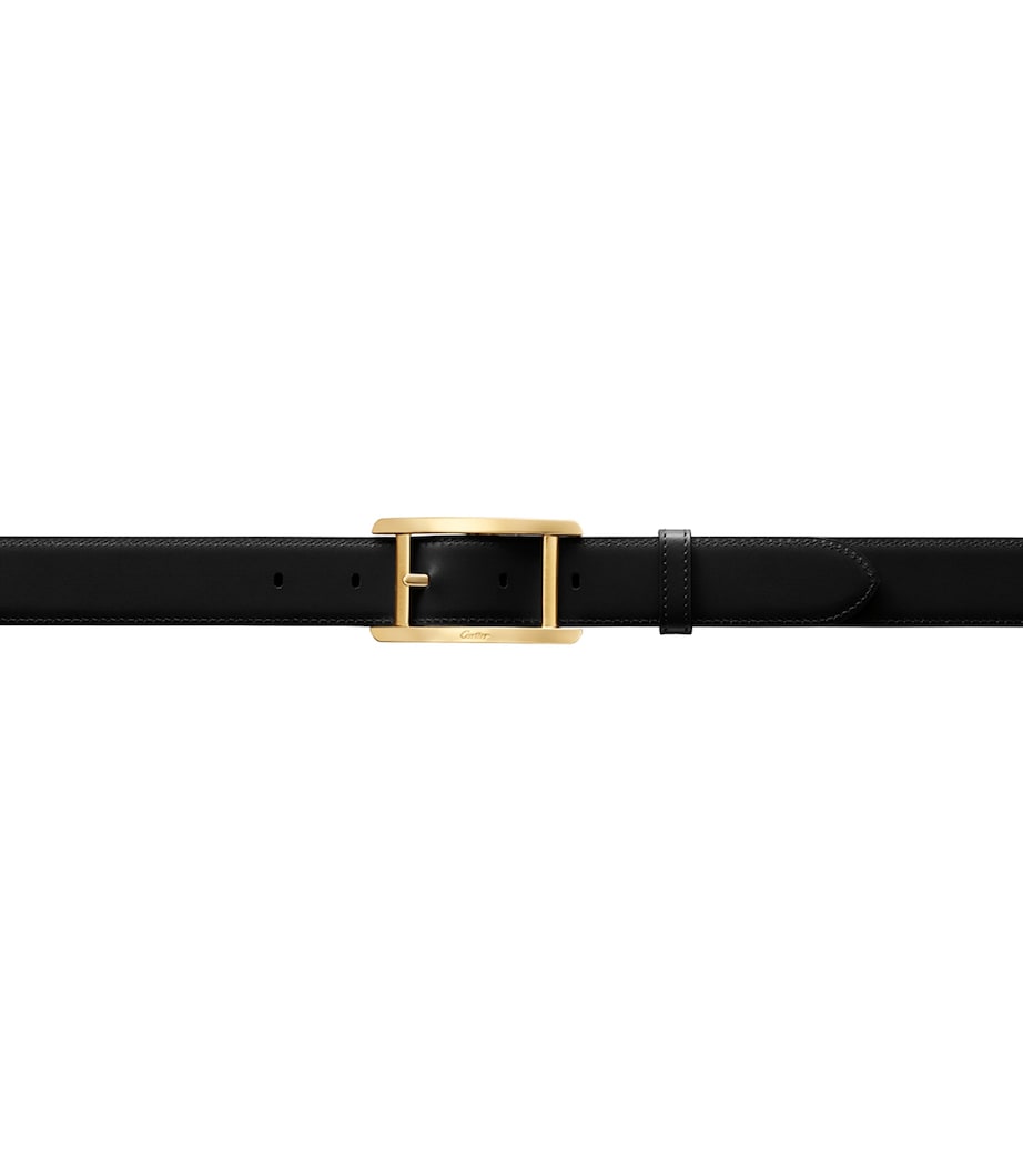 Cartier Leather Tank de Cartier Reversible Belt Black Image 2