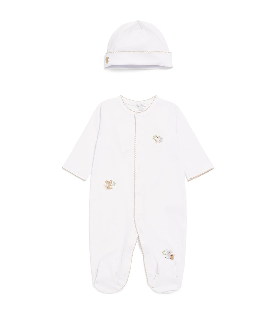 Kissy Kissy Pima Cotton Koala All-In-One and Beanie Set (0-6 Months) Multi Image 1