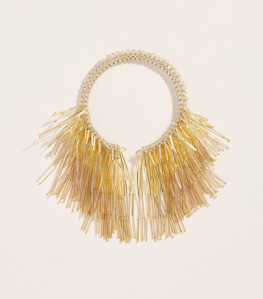 Coppola e Toppo Gold-Plated Fringe Sharon Necklace White/gold Image 1