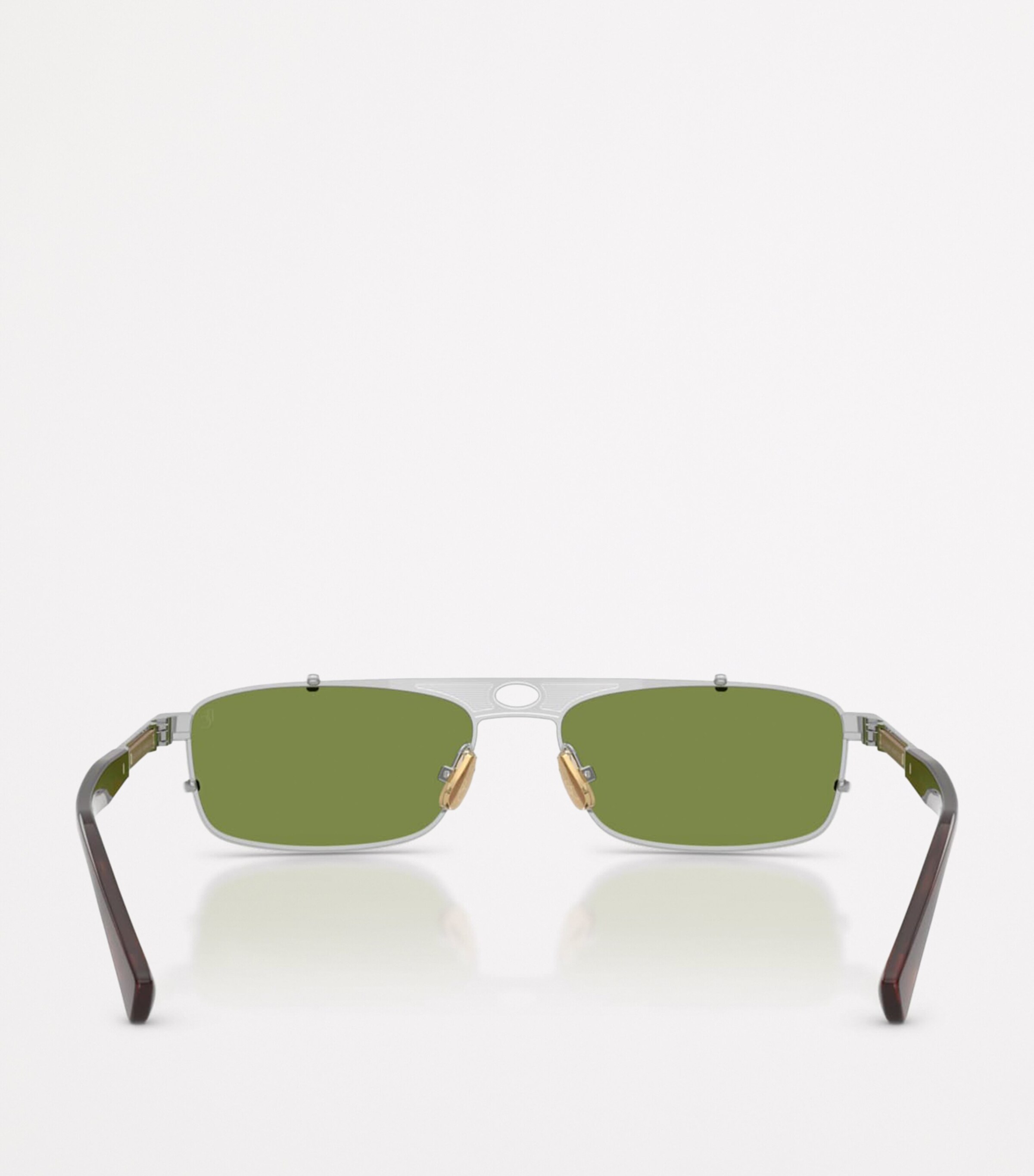 Titanium Rectangular Paloma Sunglasses 500152 Image 4