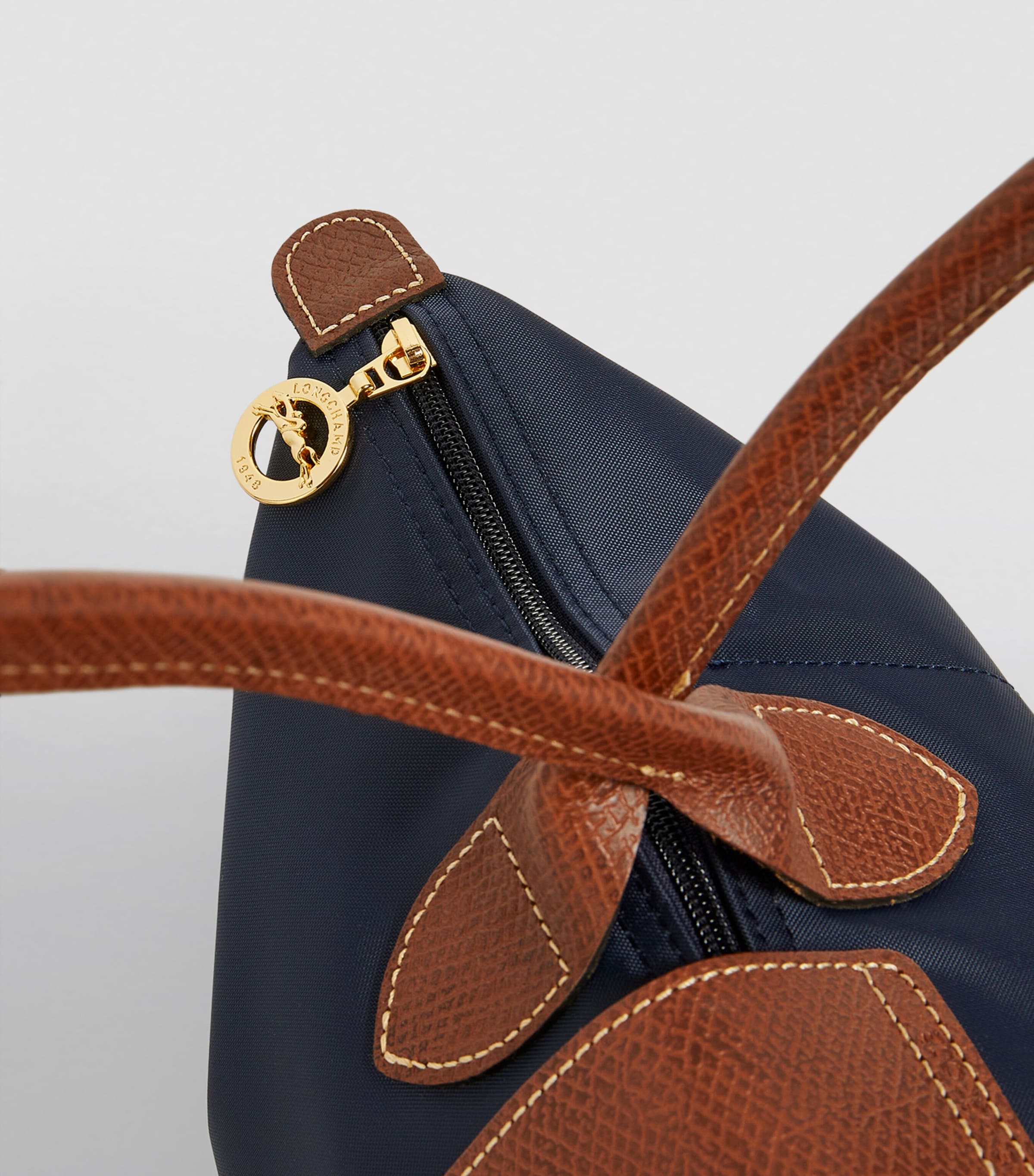 Medium Le Pliage Original Tote Bag P68 NAVY Image 8