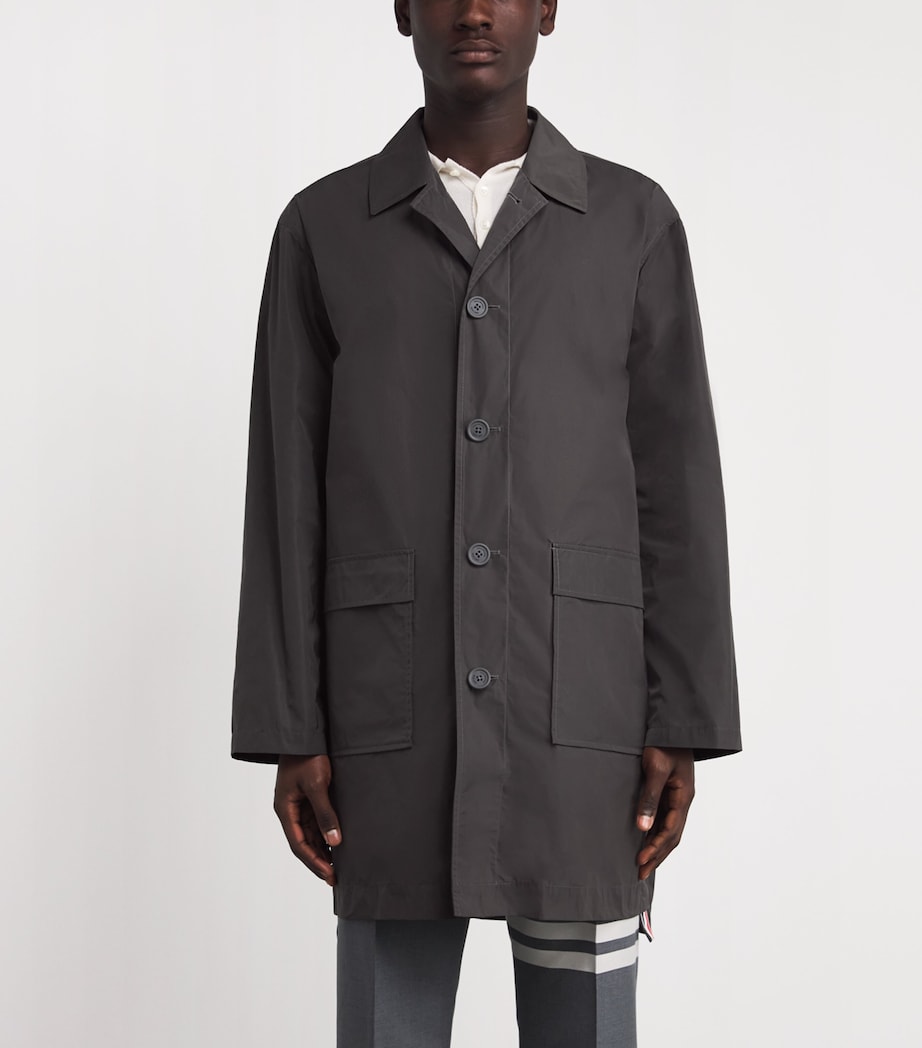 Technical Packable Logo Jacket DARK GREY Image 3