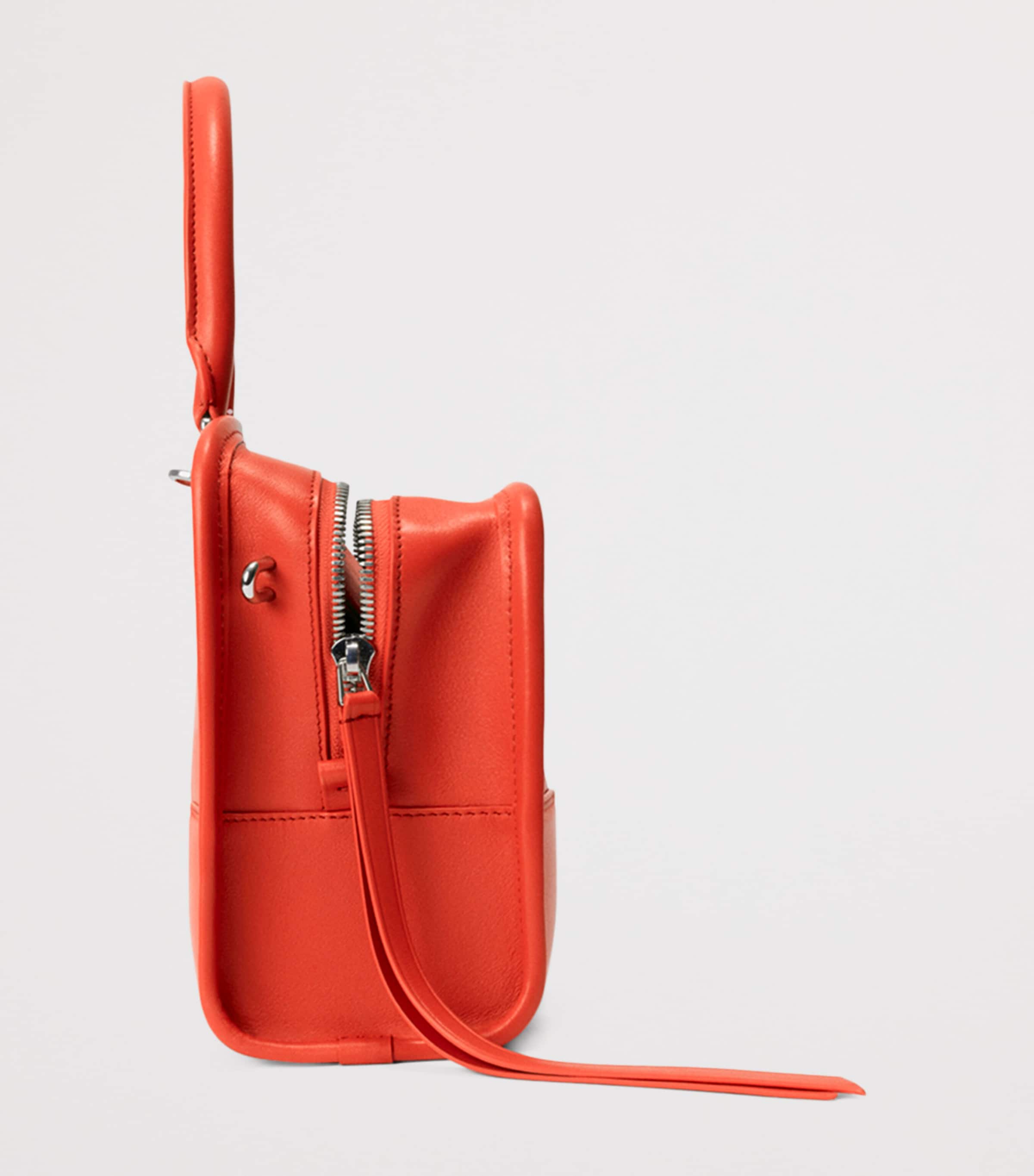 LOEWE Small Leather Amazona 180 Top-Handle Bag Sunrise Orange Image 4