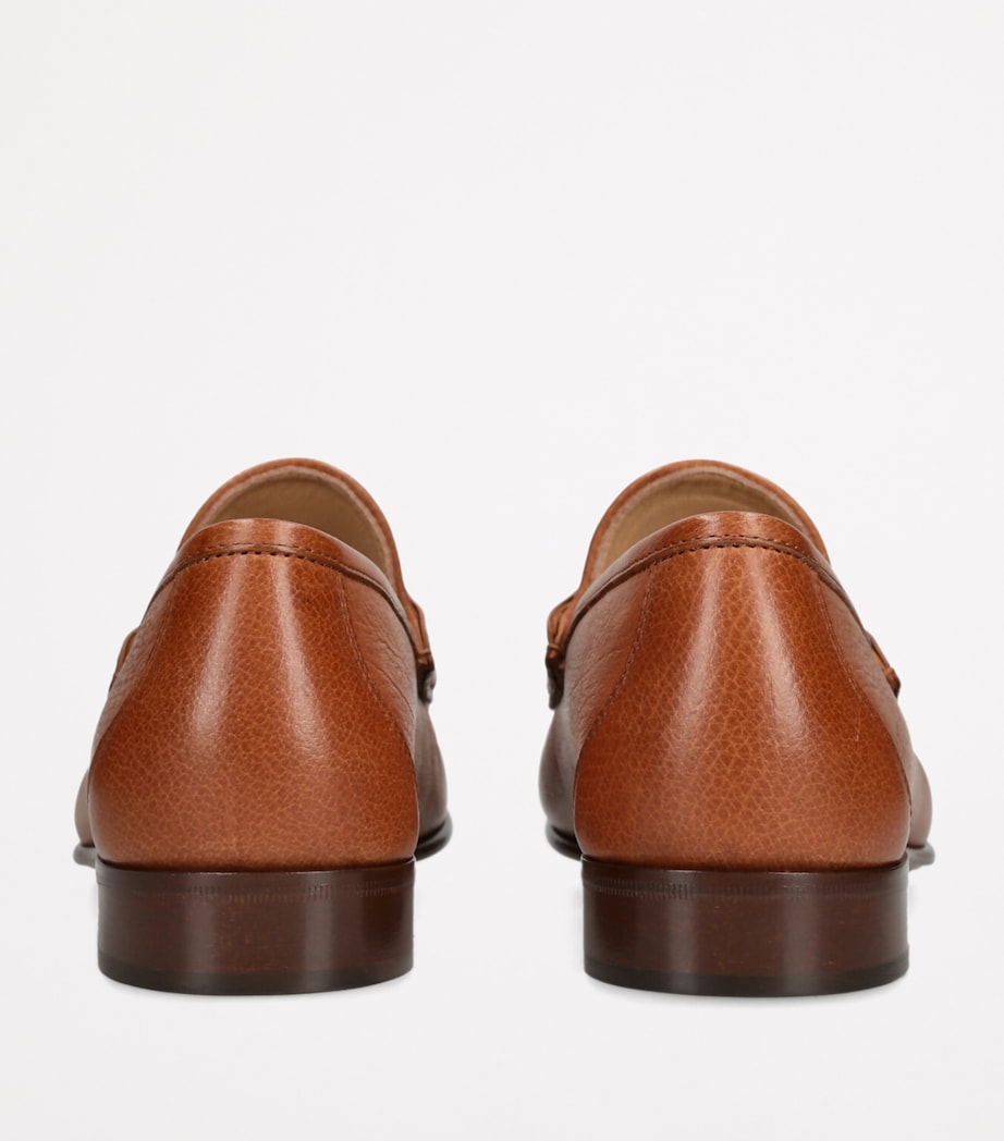 Leather VLogo Signature Loafers BROWN Image 2