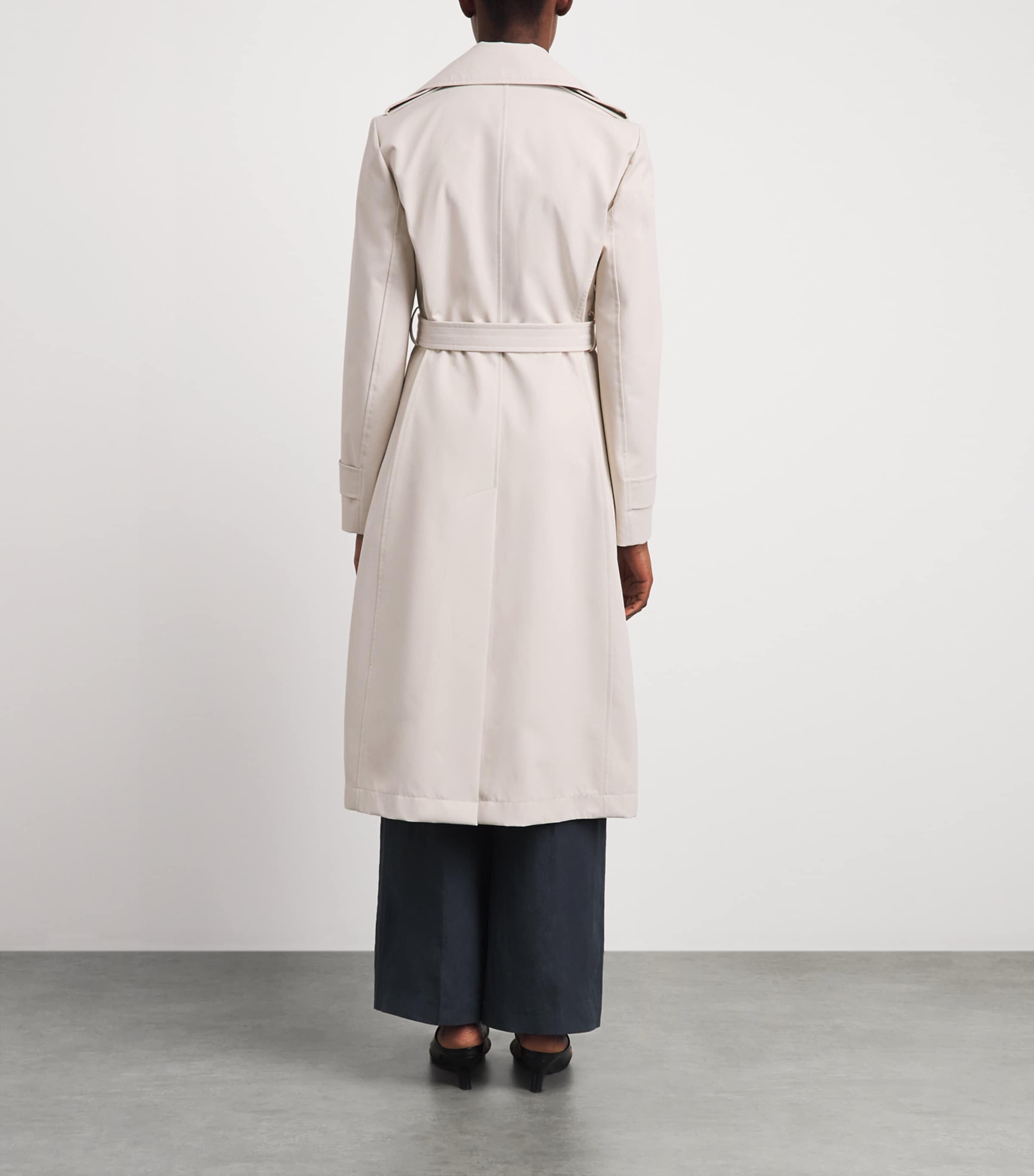 Eleventy Womens Water-Resistant Trench Coat Sabbia Image 5