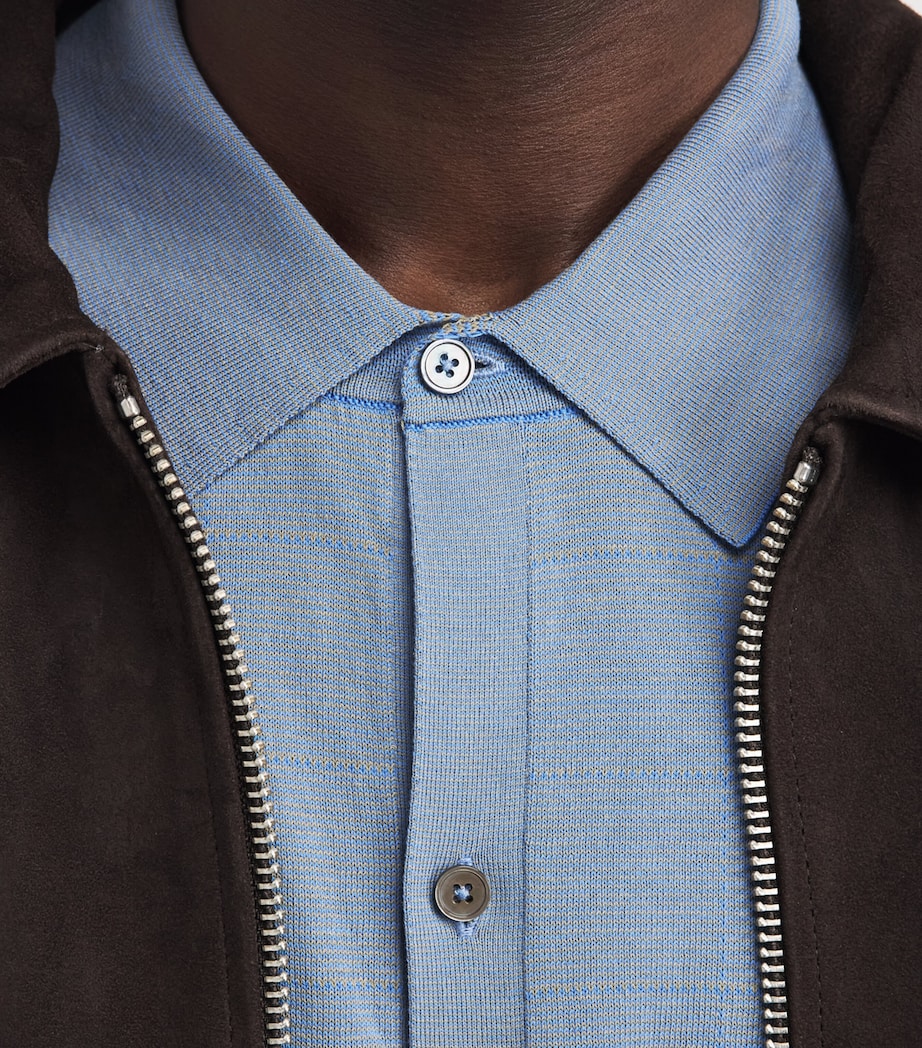 Paul Smith Mens Cotton Knitted Check Shirt Image 3