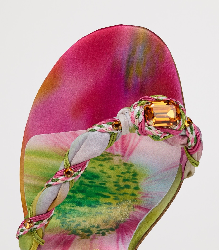 Christian Louboutin Vaporetta 100 Satin Sandals Image 3