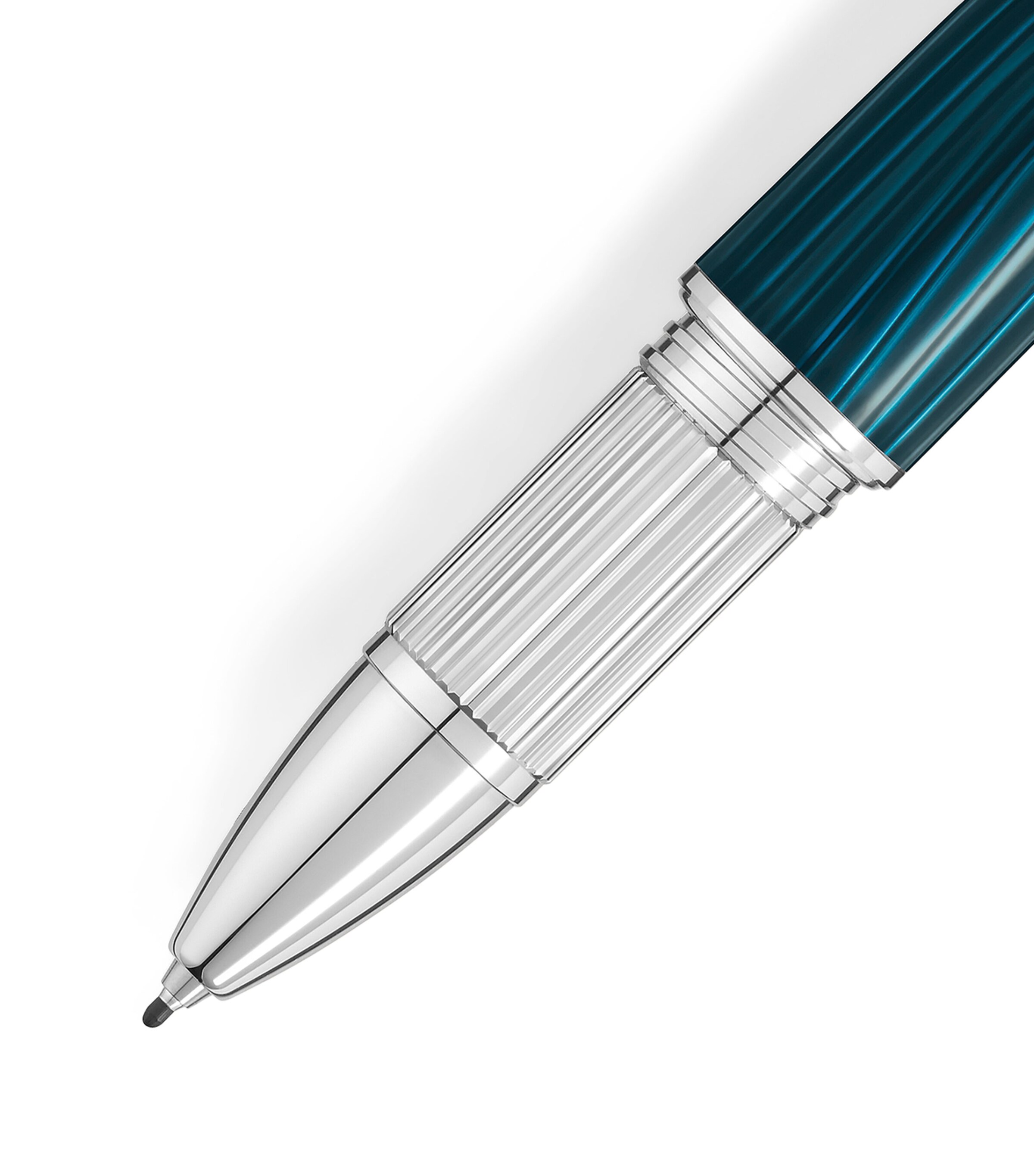 Montblanc Platinum-Coated StarWalker PolarGreen Fineliner Pen Green Image 4