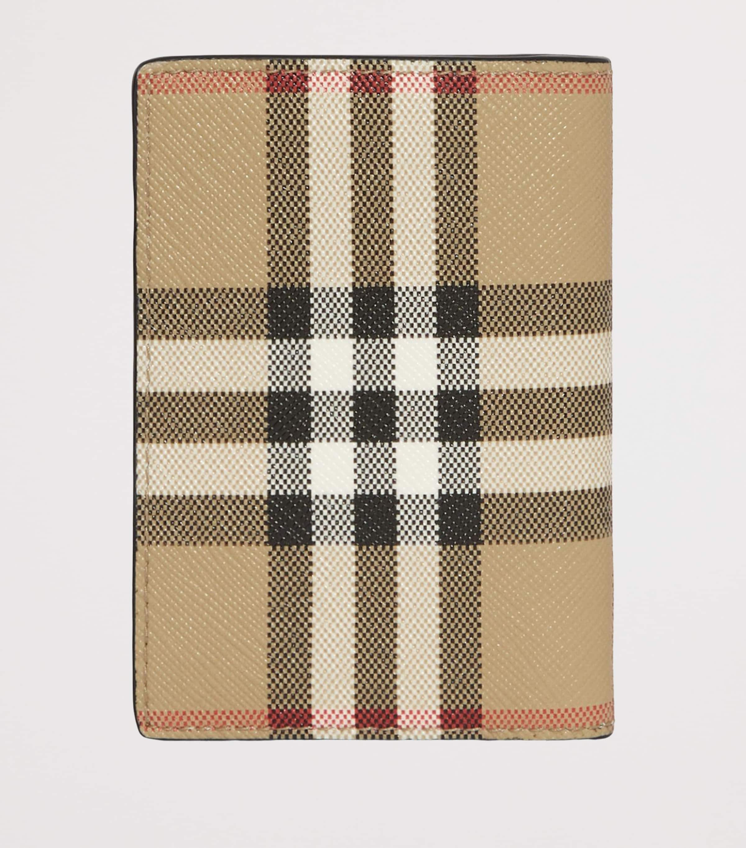 Check Folding Card Holder ARCHIVE BEIGE Image 4