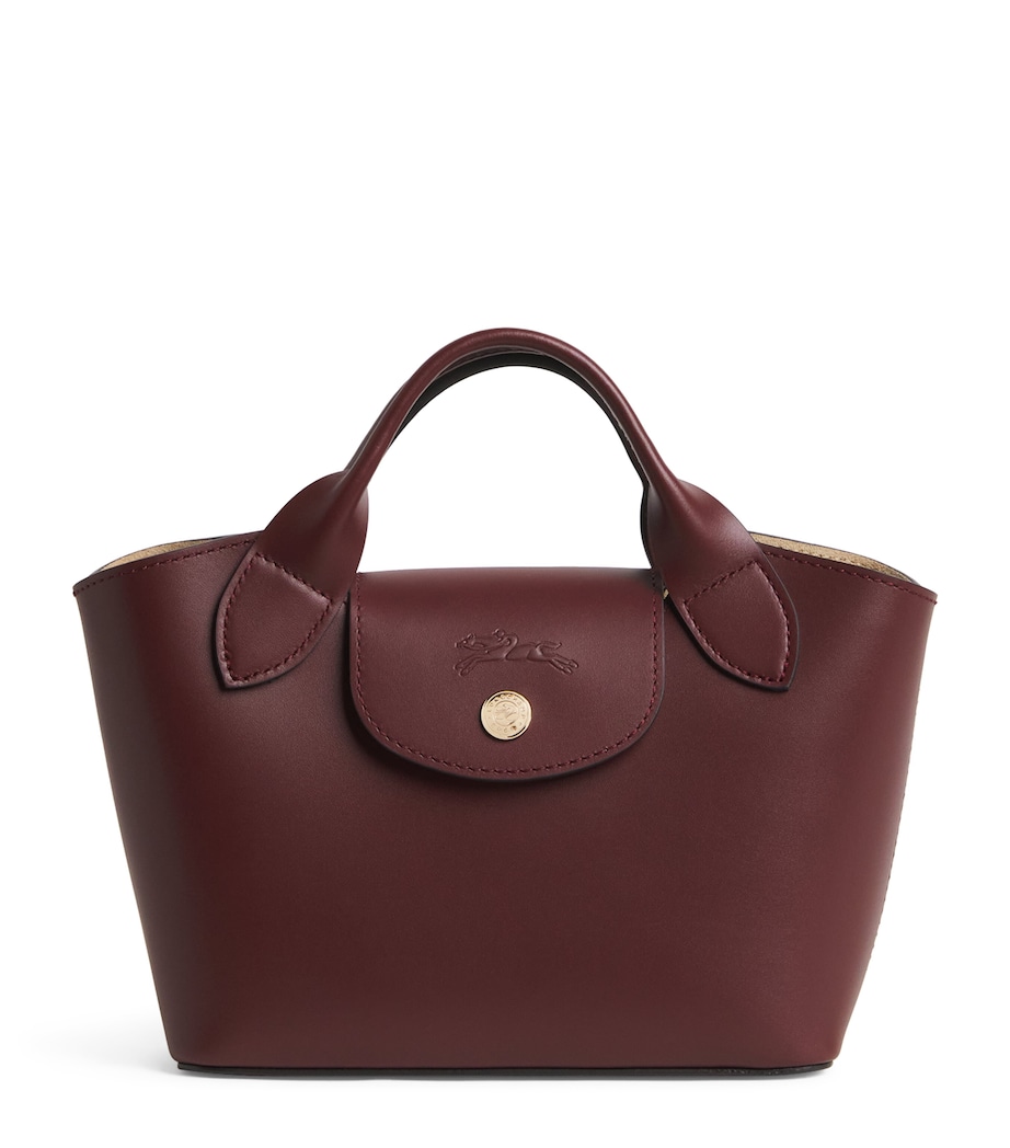 Longchamp Extra Small Leather Épure Cross-Body Bag Burgundy Image 1