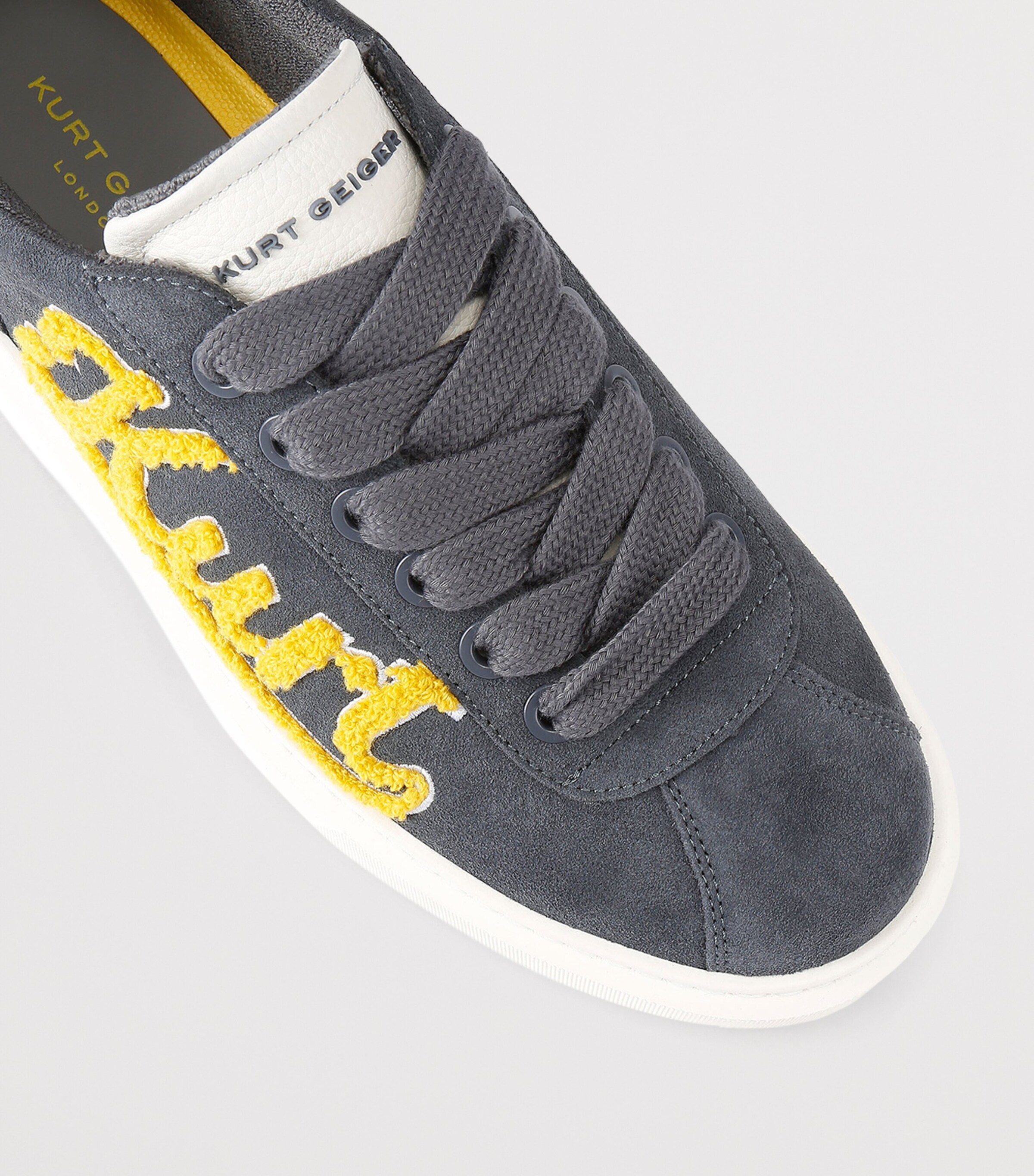 Appliqué Albion Retro Sneakers GREY/DARK Image 3