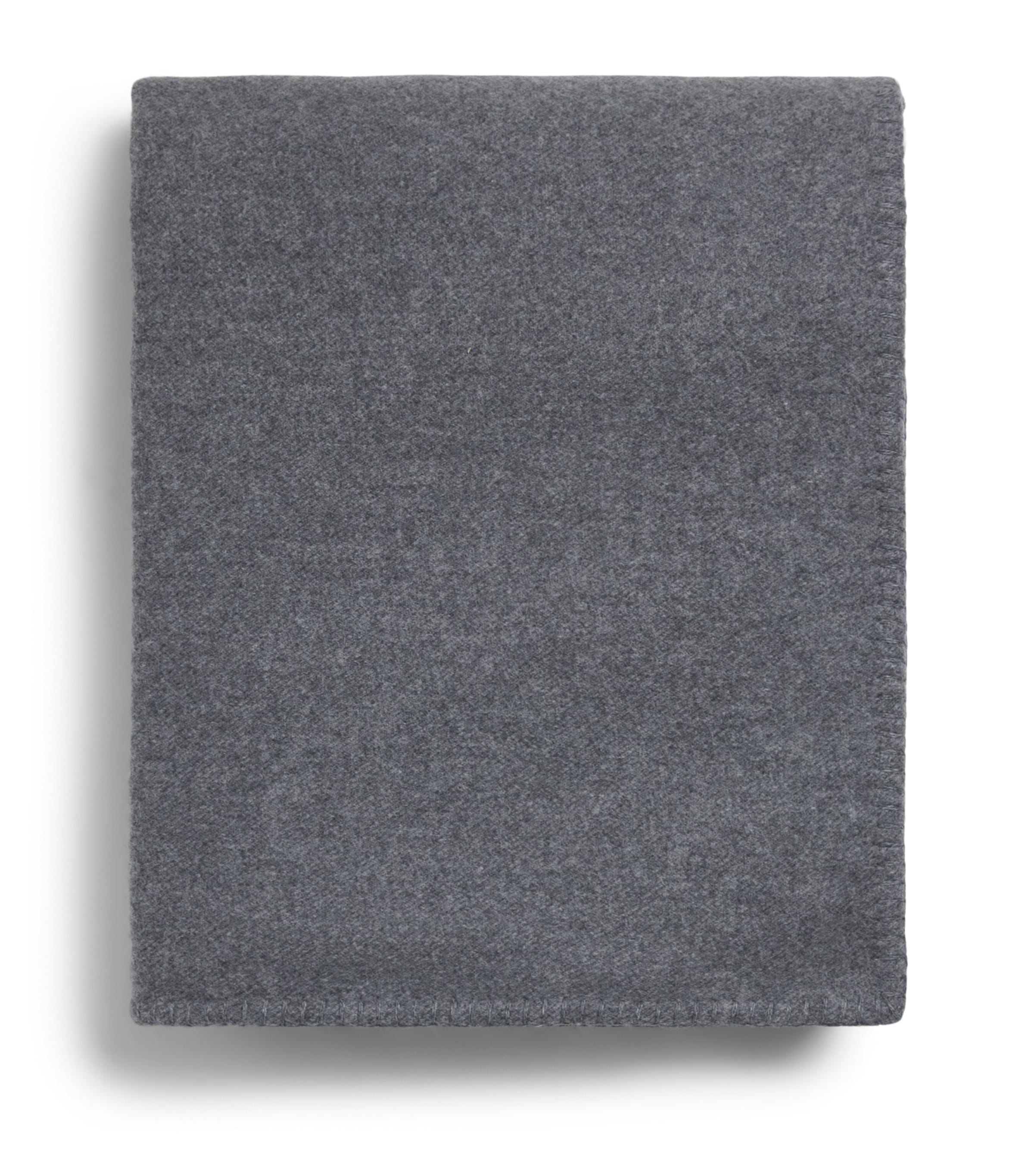 Harrods of London Valatzu Reversible Blanket (137cm x 180cm) Molveno & Grigio Image 1