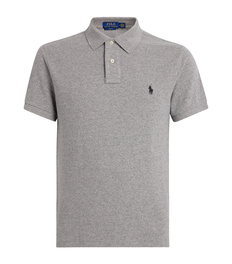 Logo Polo Shirt CANT HEATHER Image 1