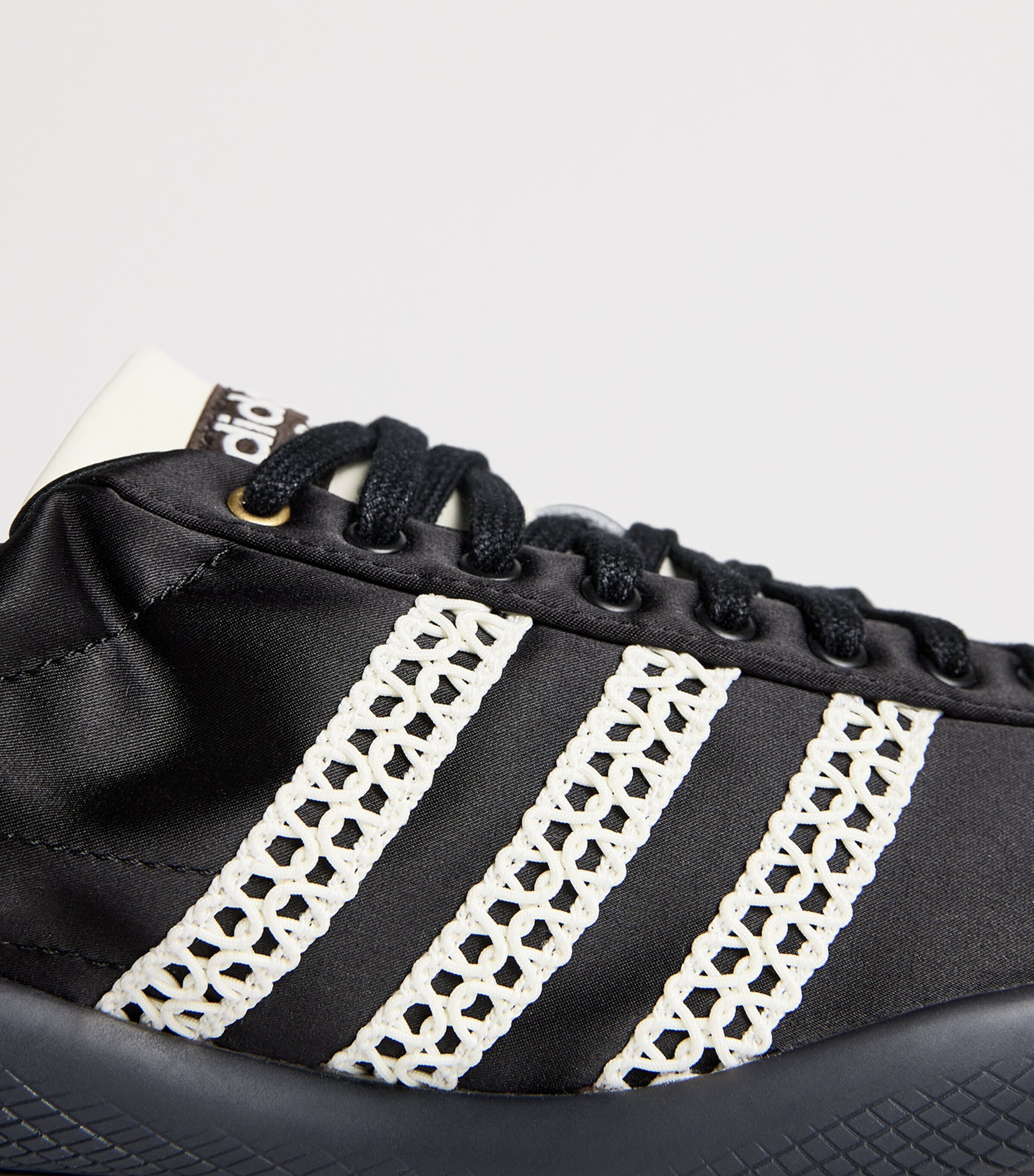 x Wales Bonner Satin Karintha Sneakers BLACK Image 7