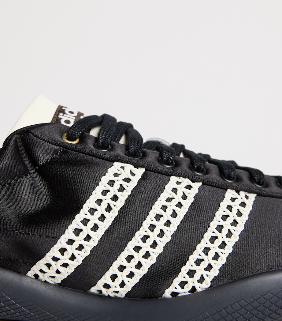 x Wales Bonner Satin Karintha Sneakers BLACK Image 7