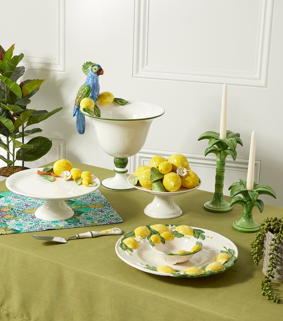 Small Palm Tree Candlestick (20cm) MULTI Image 2