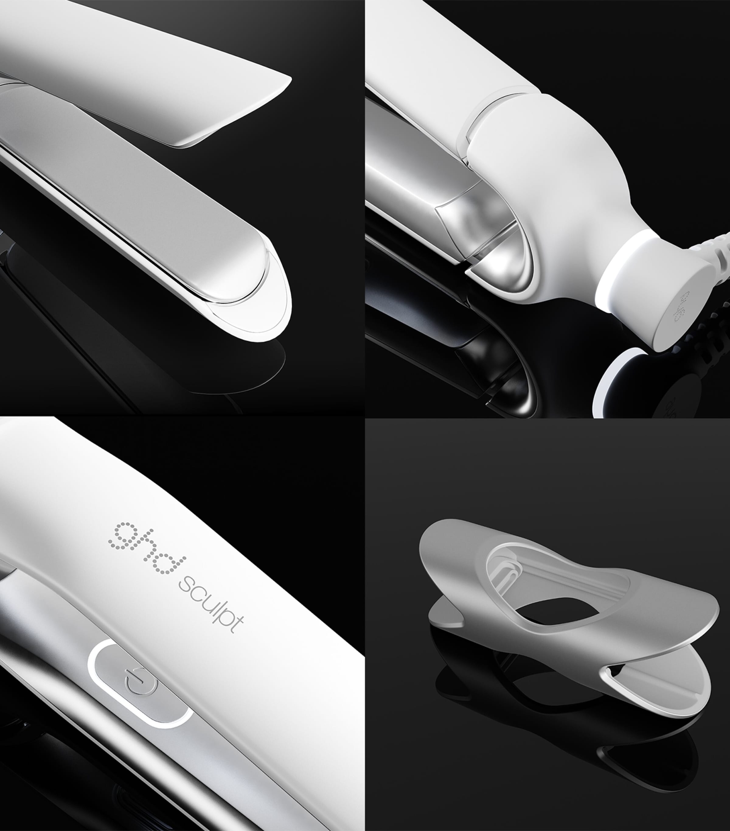 ghd Sculpt Hair Styler White Image 4