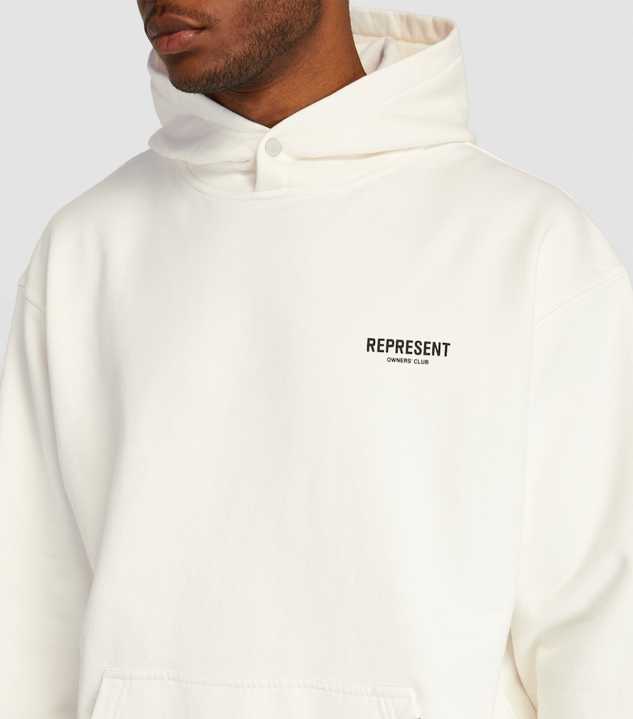 Owners Club Hoodie FLAT WHITE Image 5