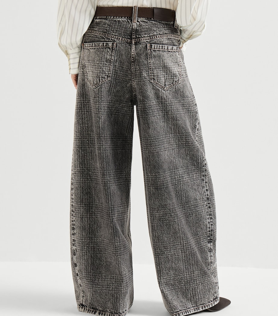 Brunello Cucinelli Womens Loose Barrel Jeans Image 5