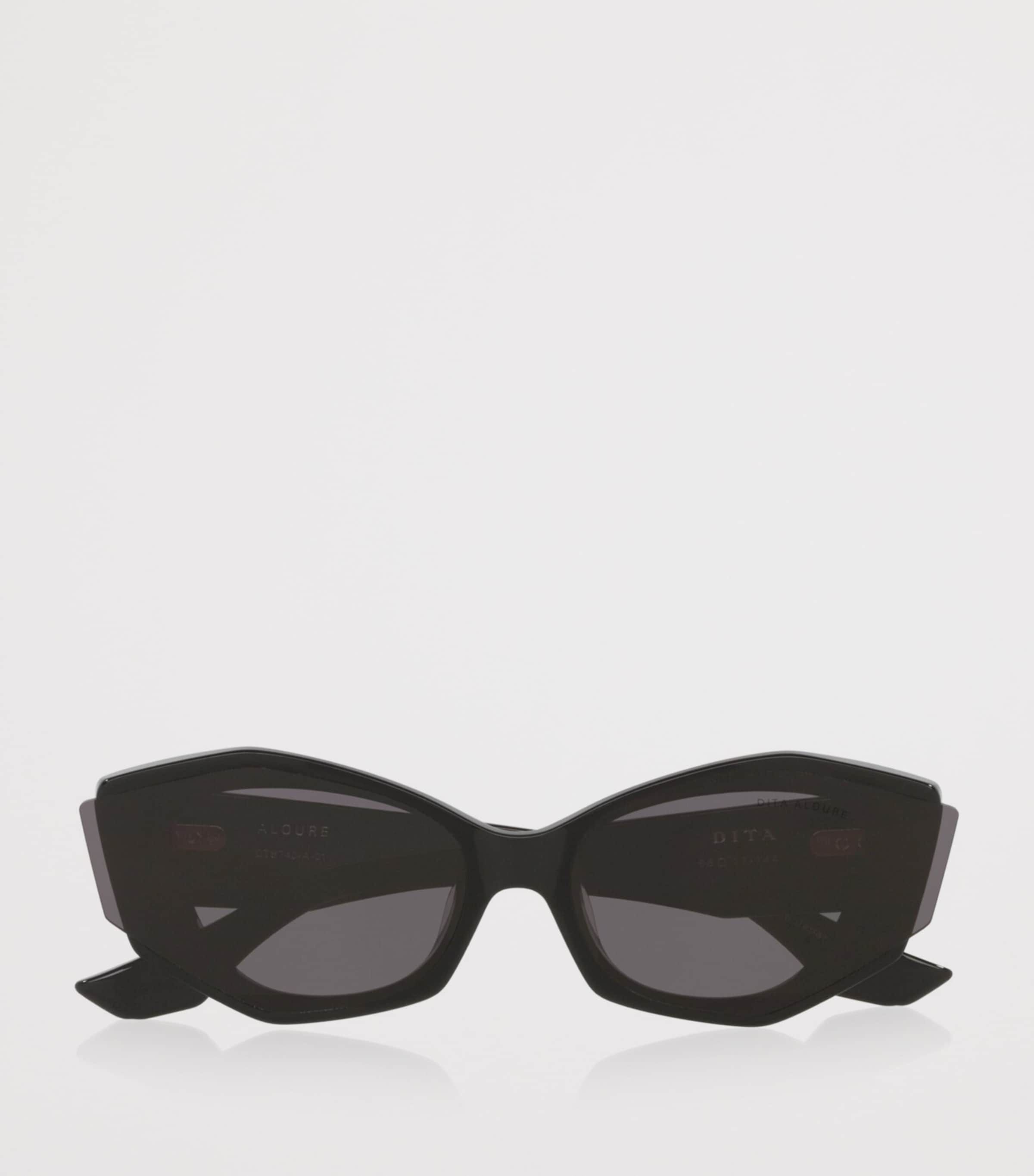 DITA Aloure Angular Cat Eye Sunglasses Black Image 5