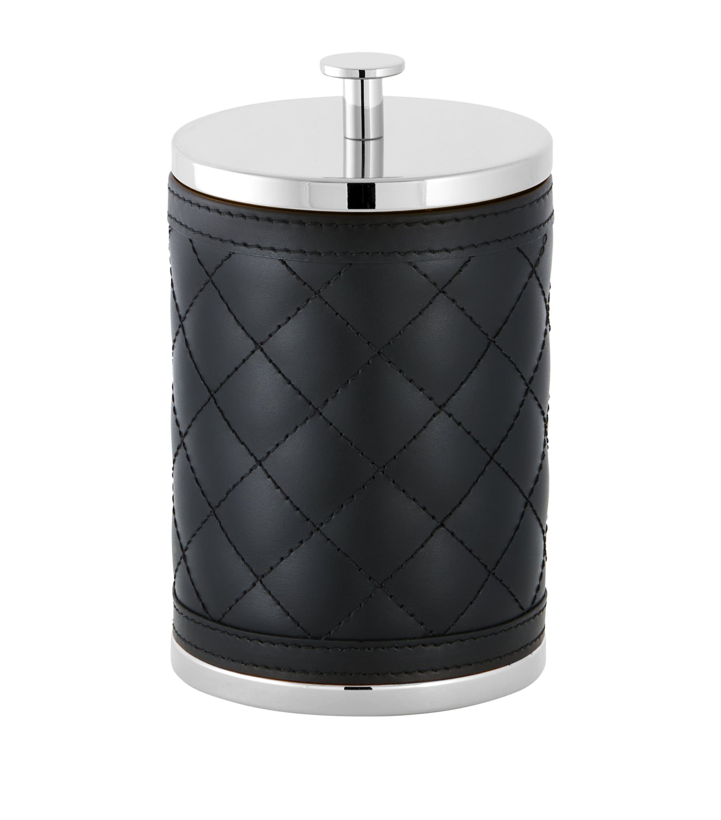 Riviere Large Quilted Round Box
