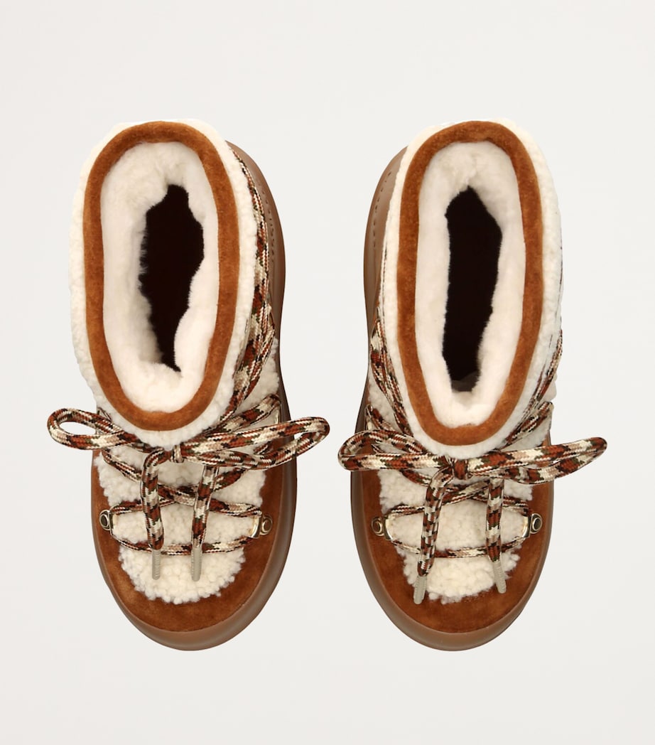 Shearling Luna Boots TAN COMB Image 4