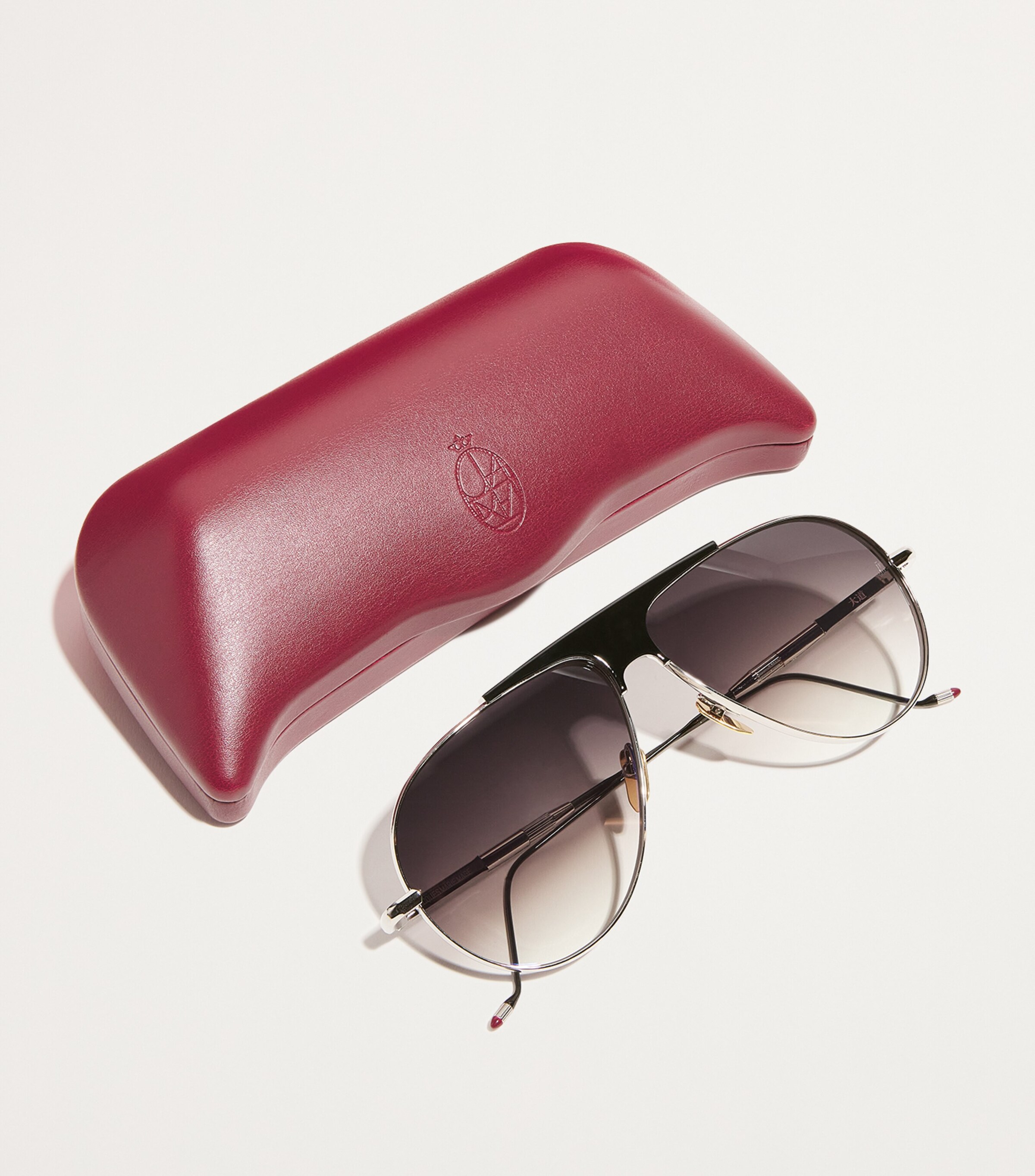 Jacques Marie Mage Daido Aviator Sunglasses Silver Image 4