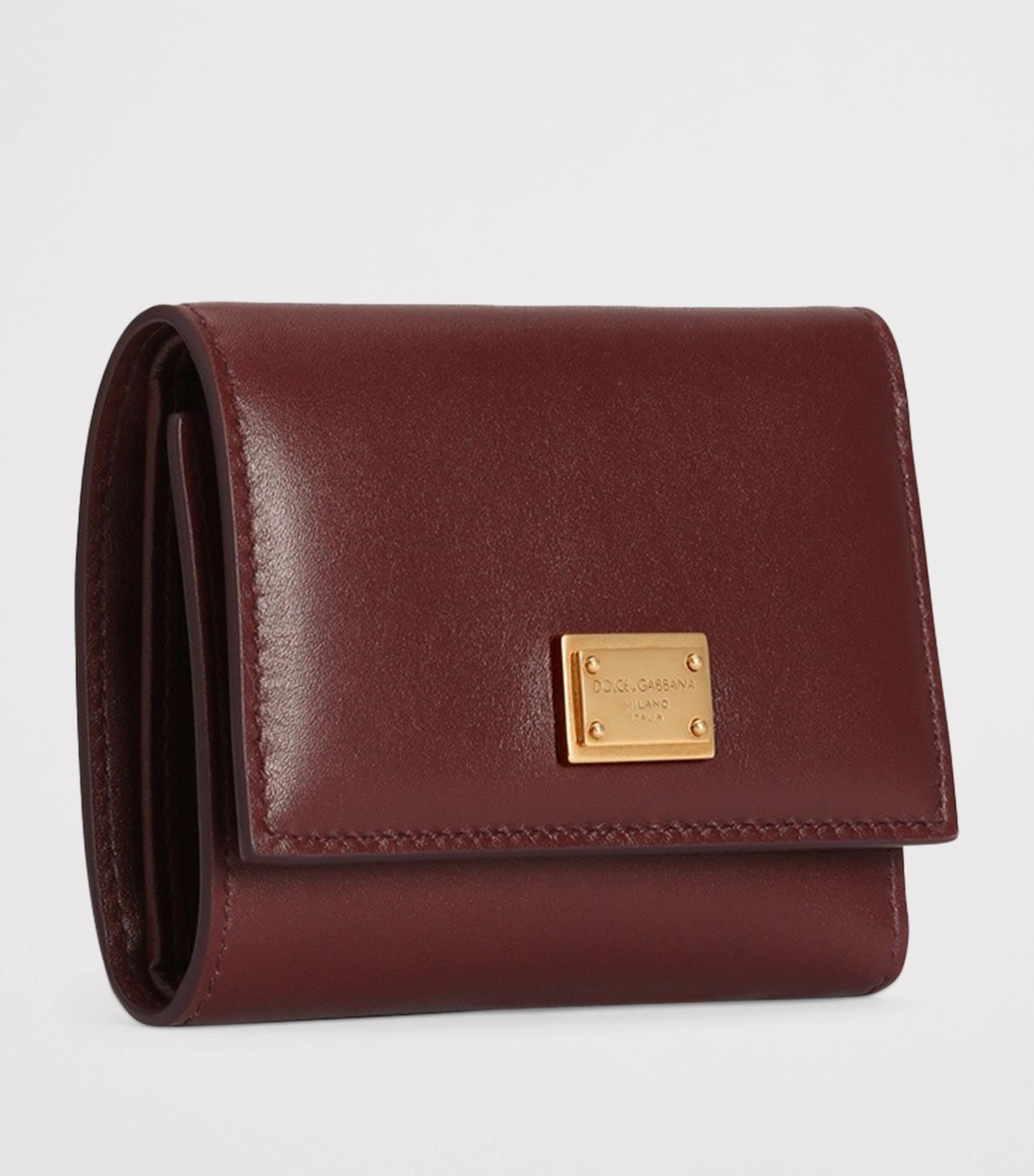 Plongé Calfskin French Flap Wallet 80346-BORDEAUX Image 2