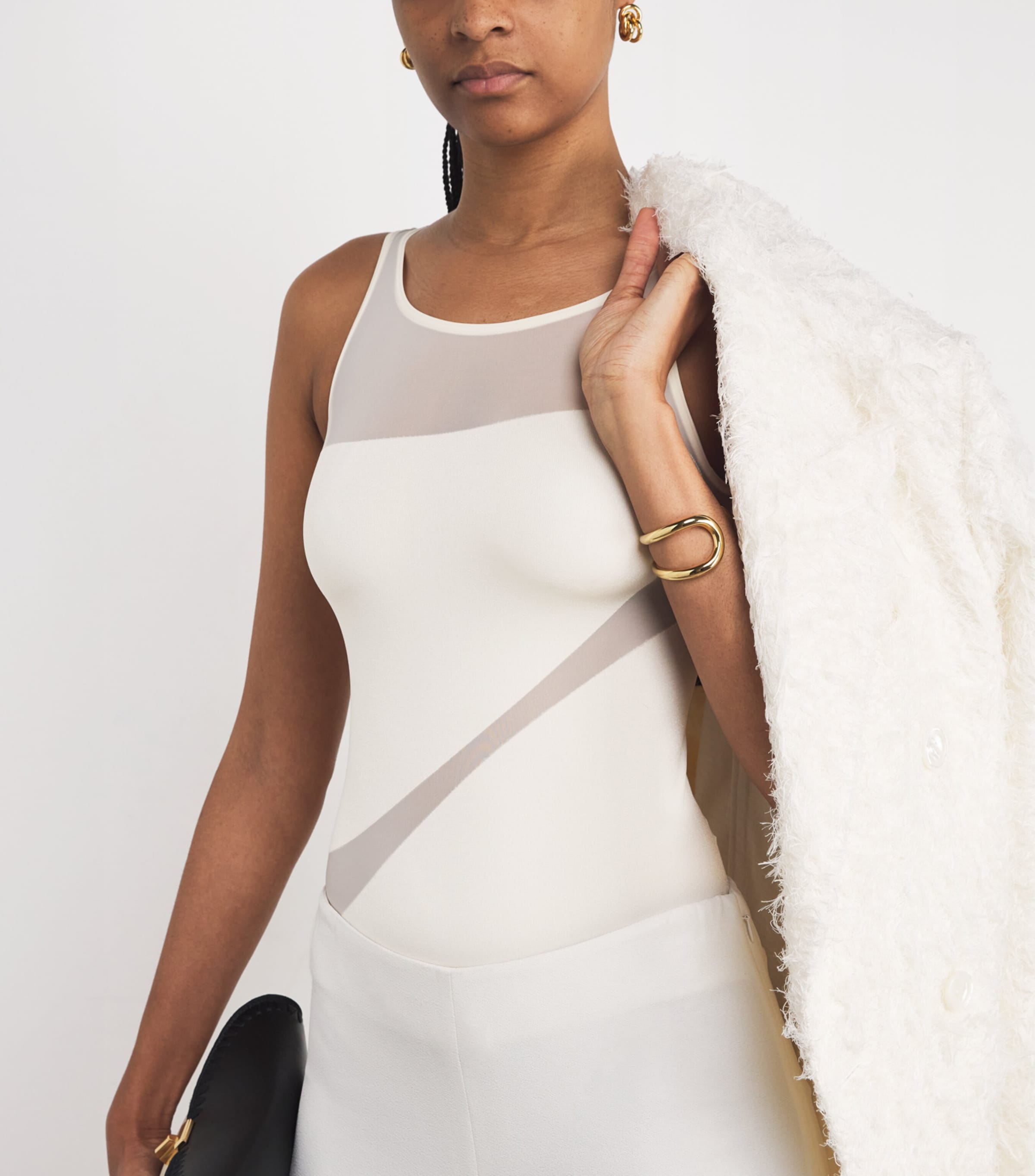 Sheer Panel Bodysuit 1167 BUTTERCREA Image 5