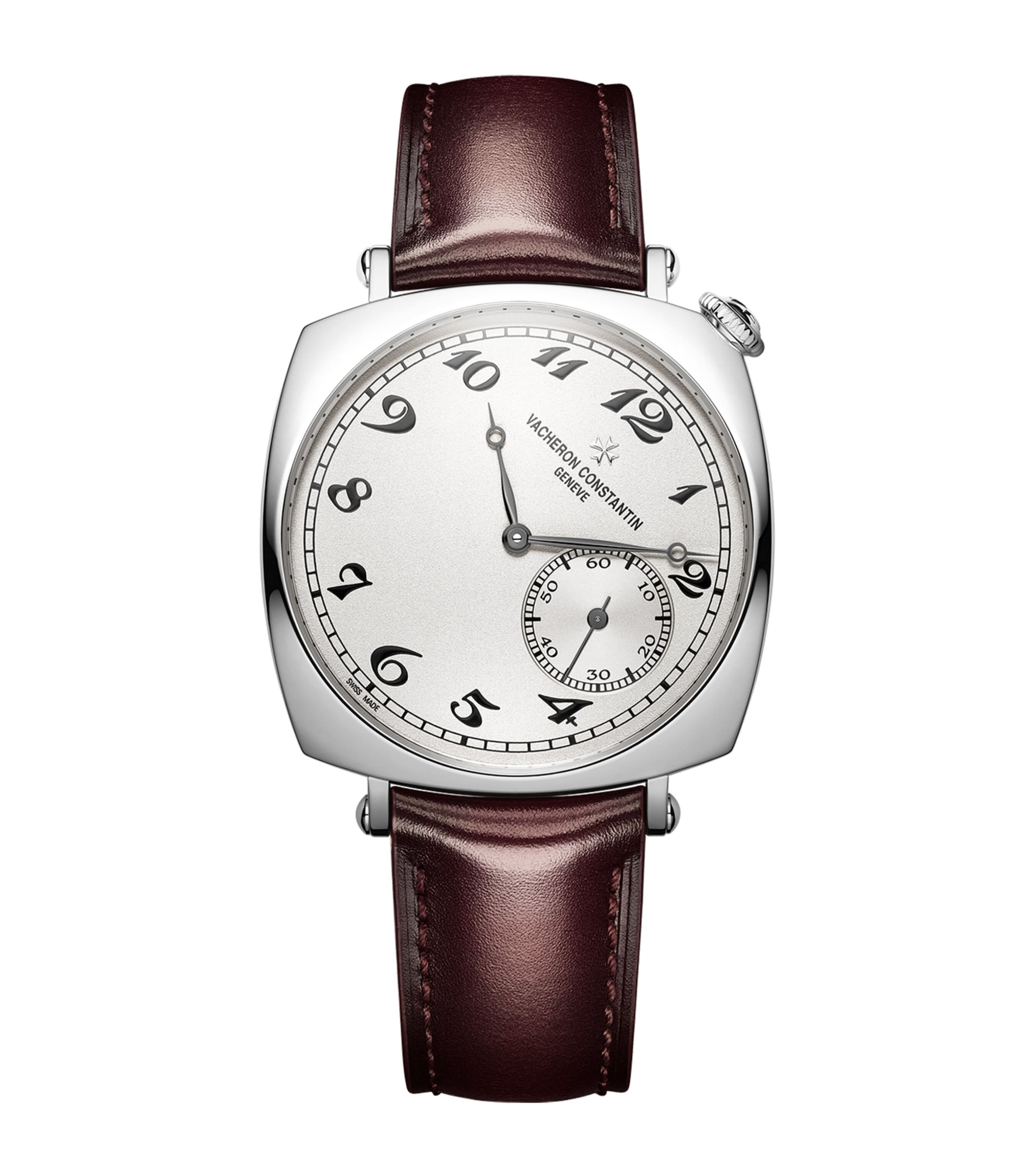 Vacheron Constantin Stainless Steel Historiques Cornes de Vache 1955 38.5mm White Gold Image 1