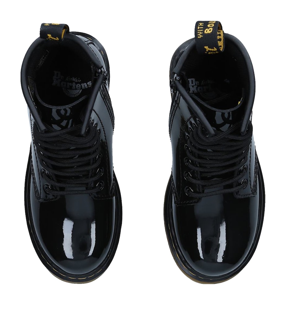 Leather Vintage 1460 Boots BLACK Image 4