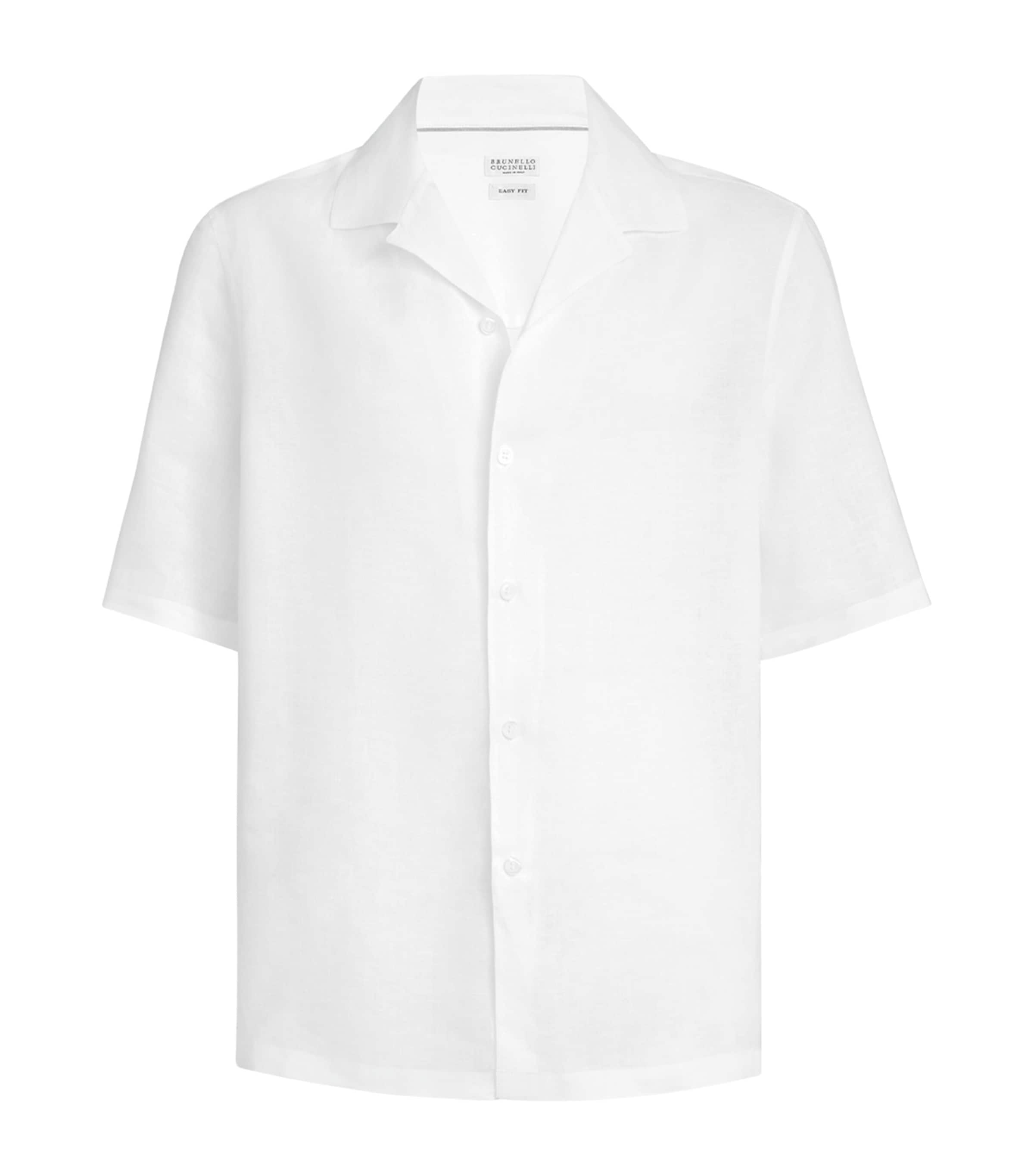 Brunello Cucinelli Mens Linen Shirt Image 1