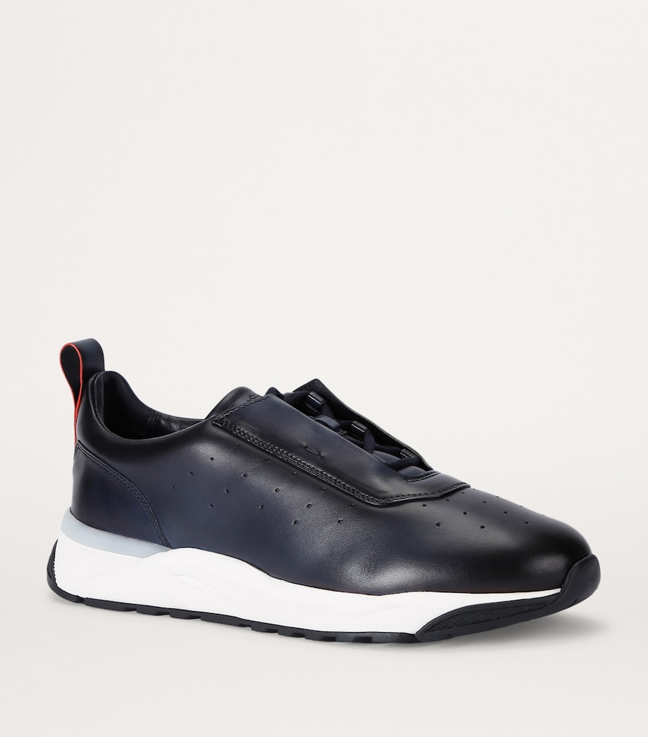 Leather Innova Sneakers NAVY Image 3