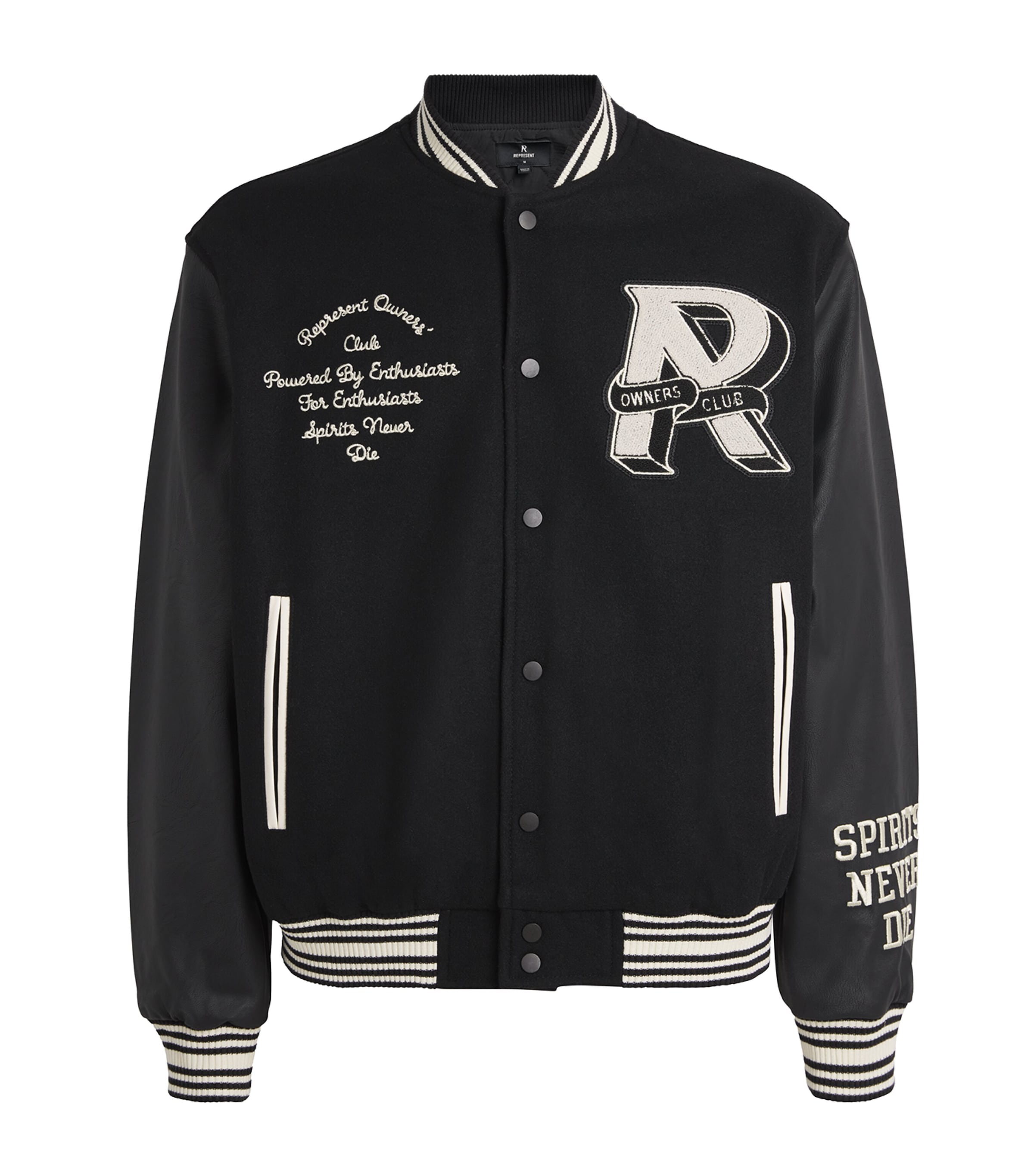 Represent Owners' Club Bomber Jacket - Men's - Polyamide/wool/polyester/polyurethane