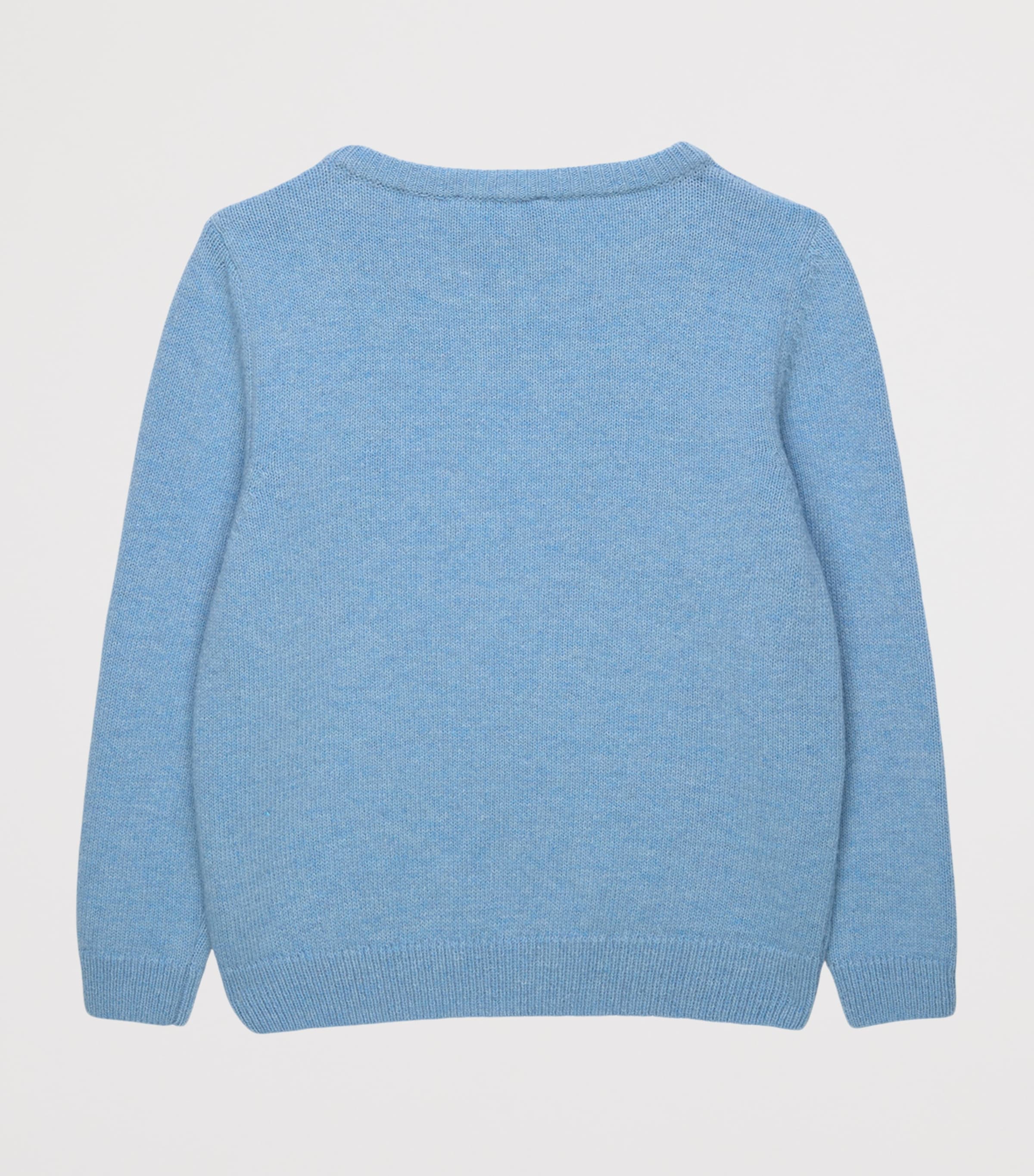 Trotters Wool-Blend Electric Guitar Sweater (6-11 Years) Blue Image 2