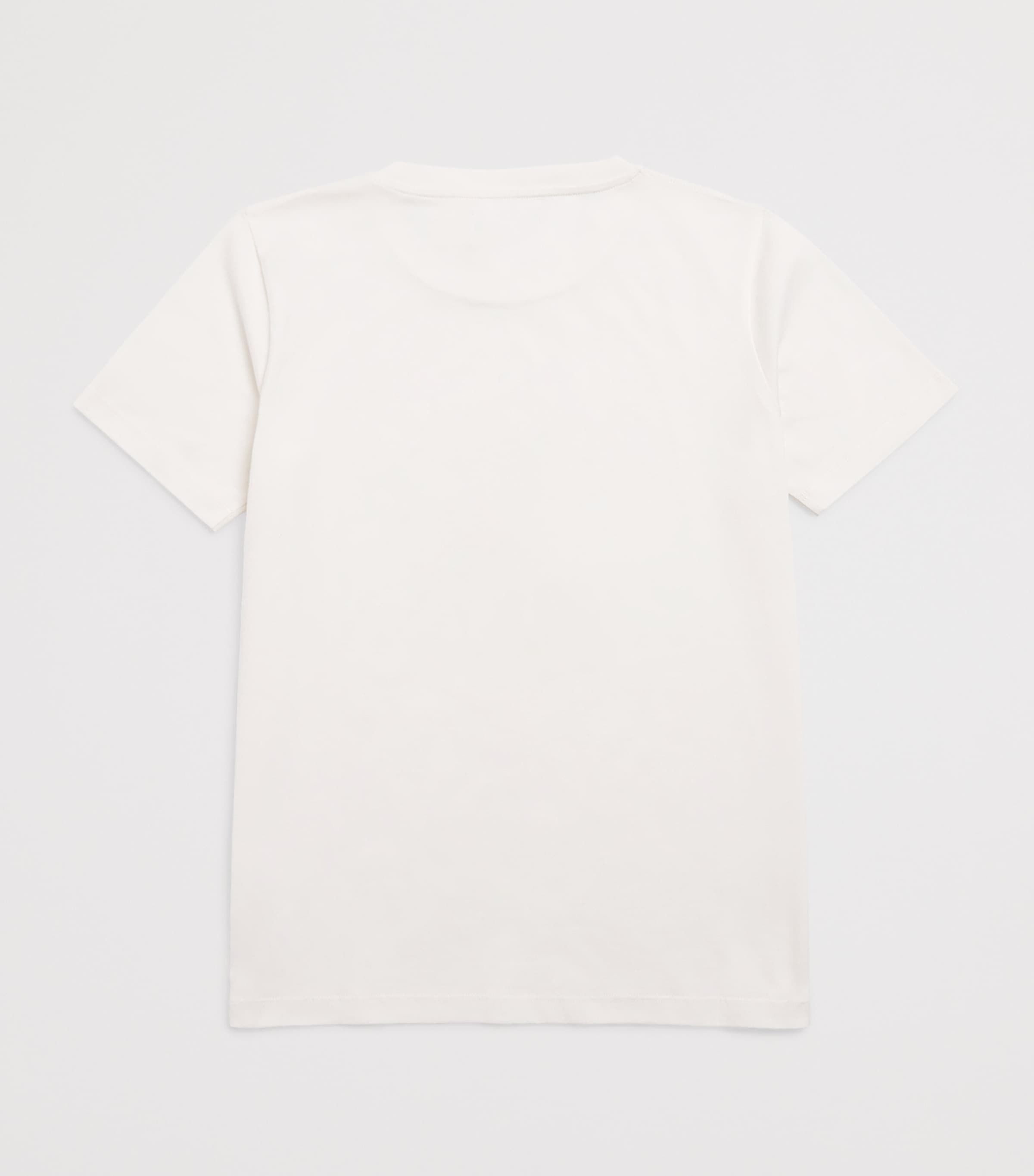 Harrods Cotton Bear T-Shirt (9-14 Years) Ivory Image 2