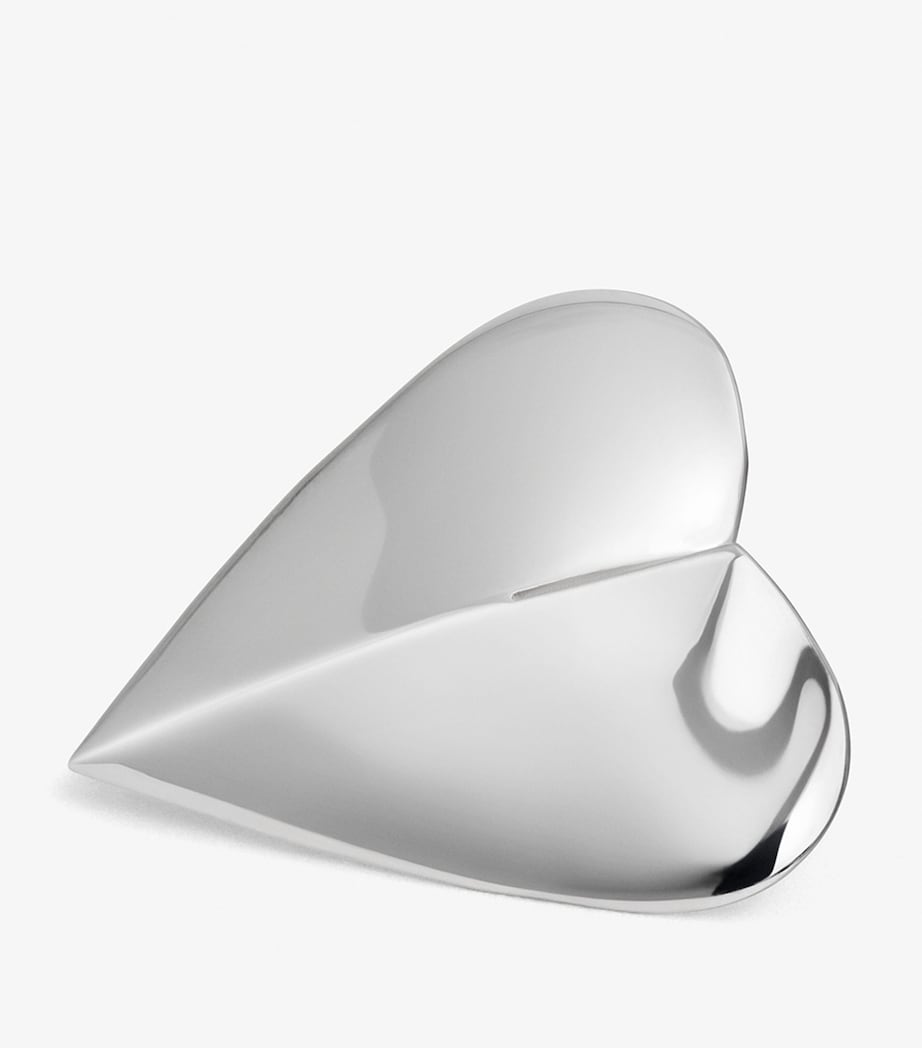 Alaïa Brass Mini Le Coeur Earrings Argent Image 4