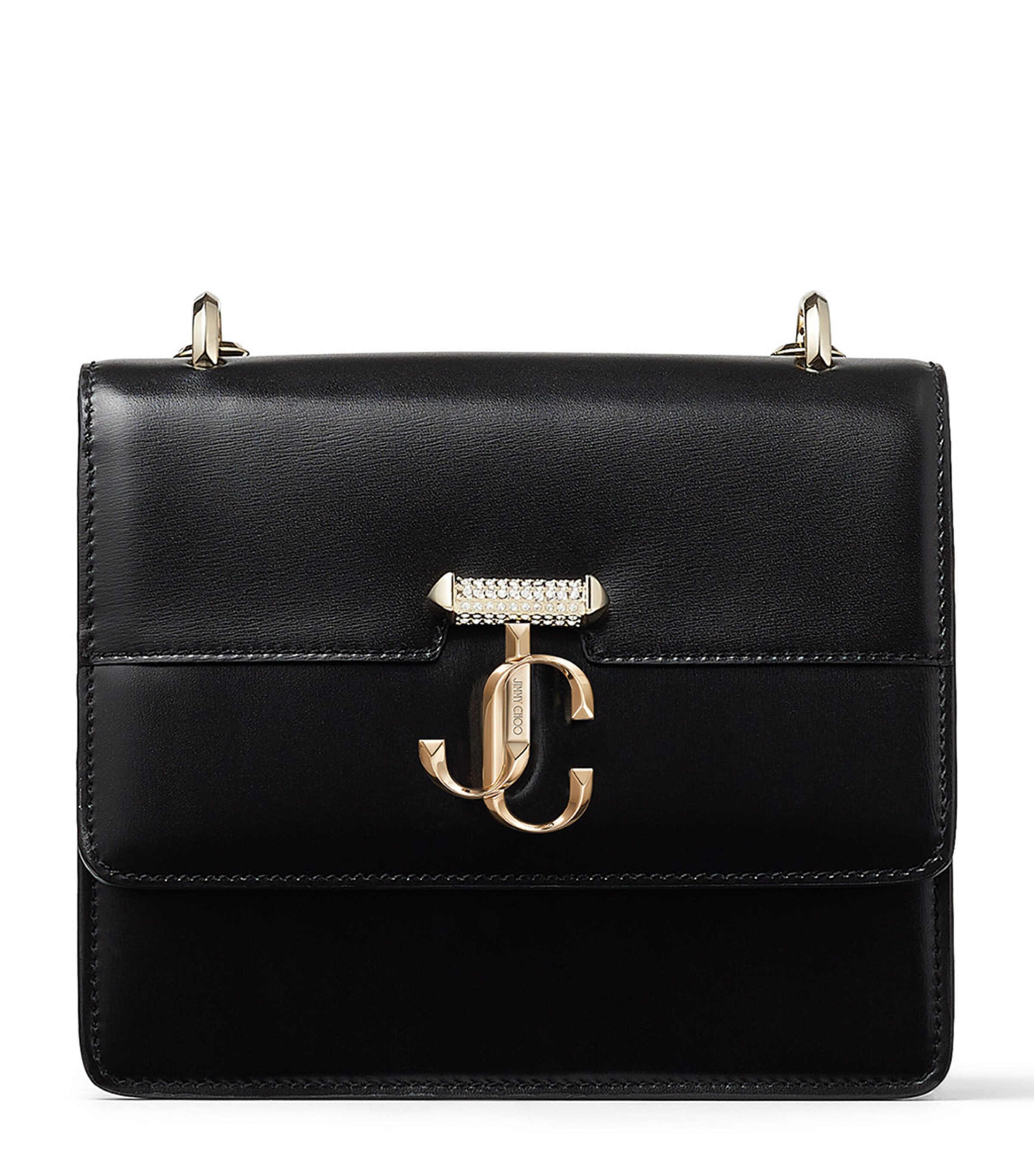 Jimmy Choo Leather Avenue Shoulder Bag