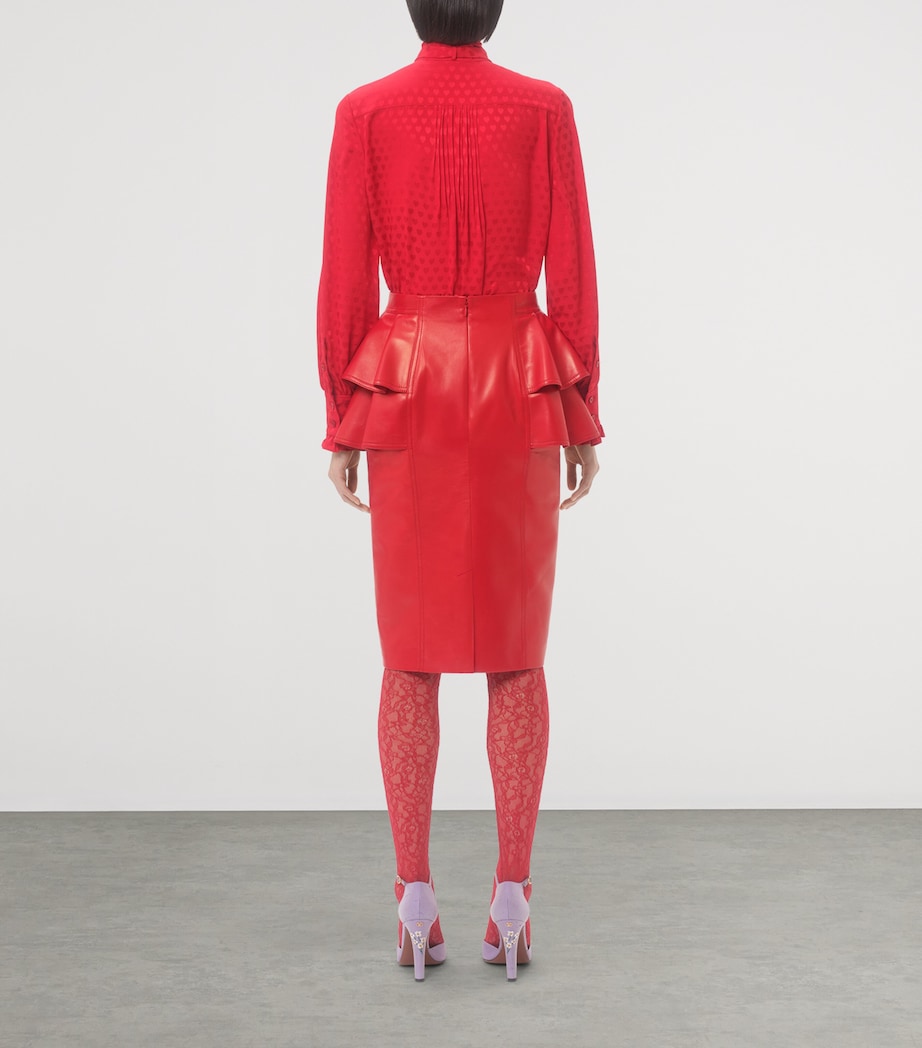 Lace Floral Tights R9M Image 3