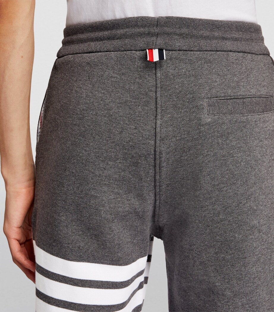 Four-Stripe Shorts DARK GREY Image 6