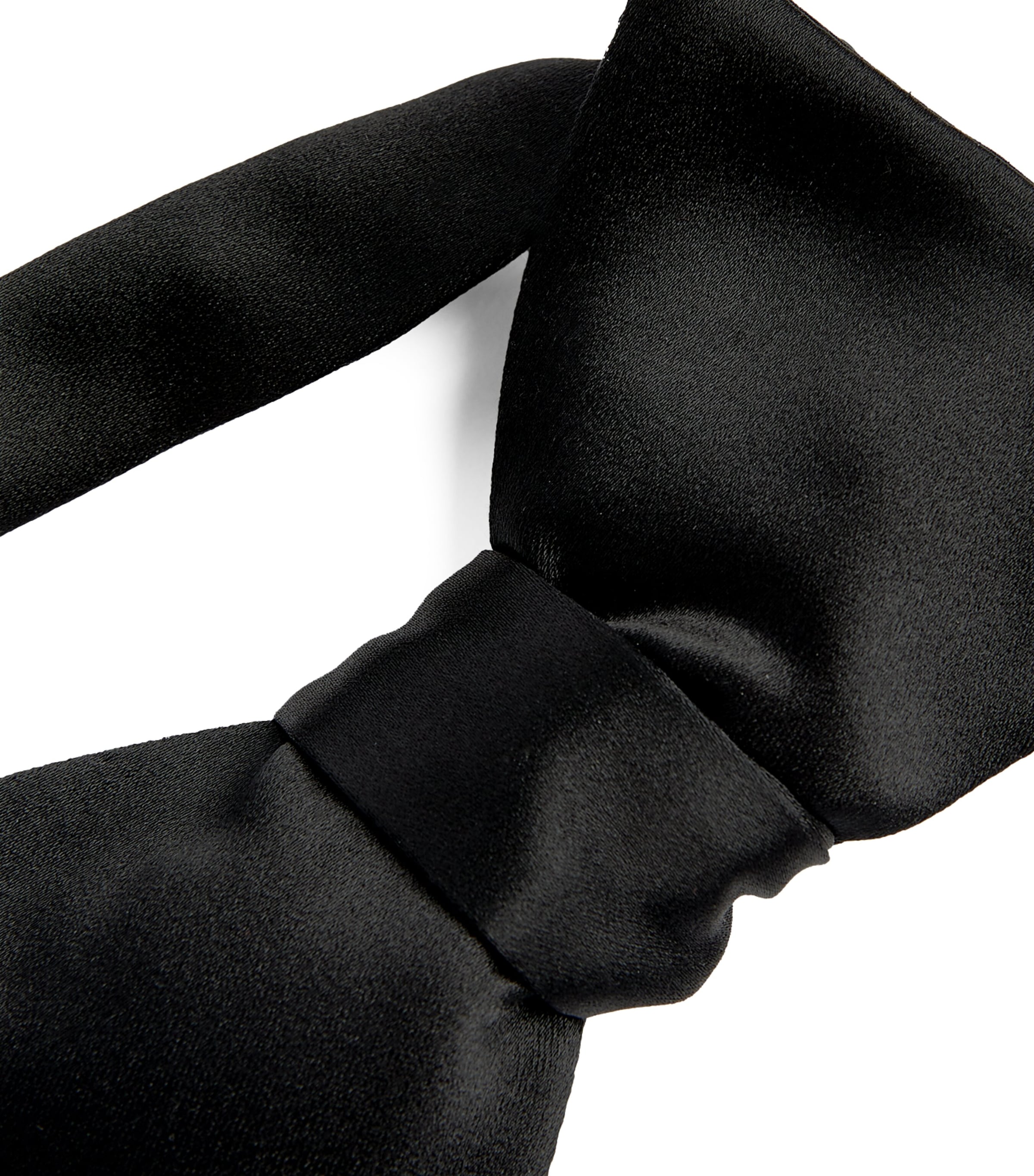Eton Silk Bow Tie Black Image 4