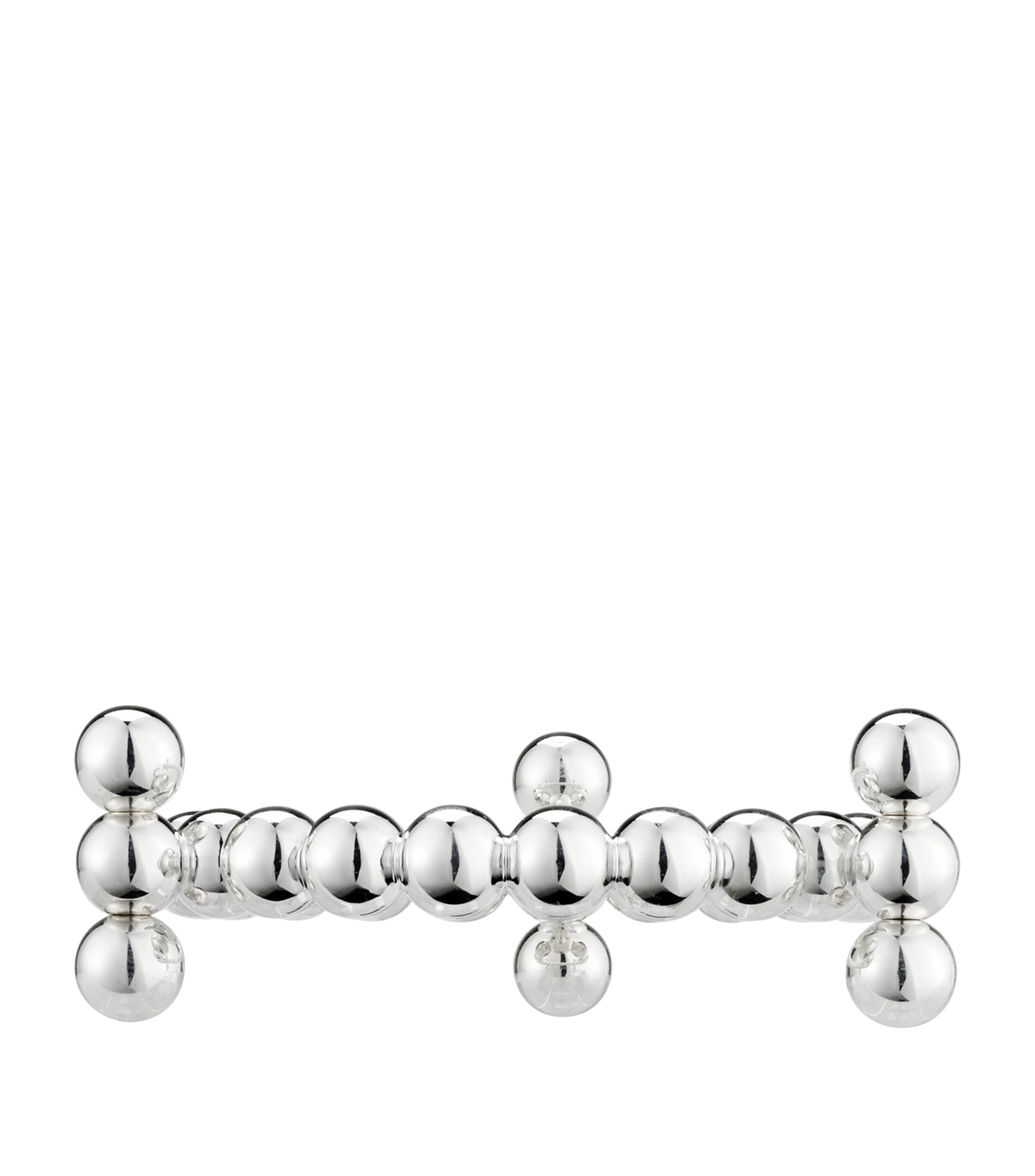 Christofle Silver-Plated Perles Candle Jewel Silver Image 5