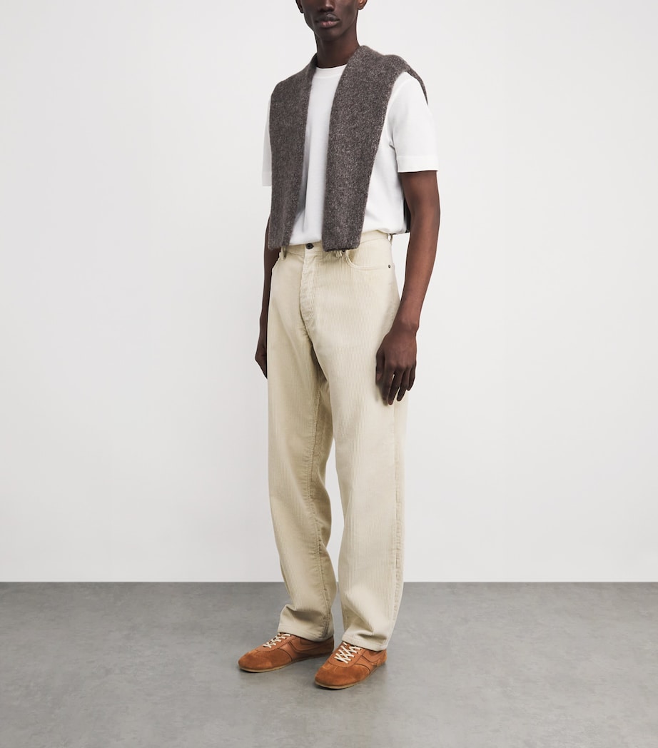 Cotton Corduroy Five-Pocket Trousers U1125 Image 2