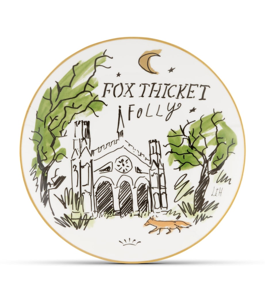 x Luke Edward Hall Fox Thicket Folly Decorative Plate (27cm) G00131800 Image 1